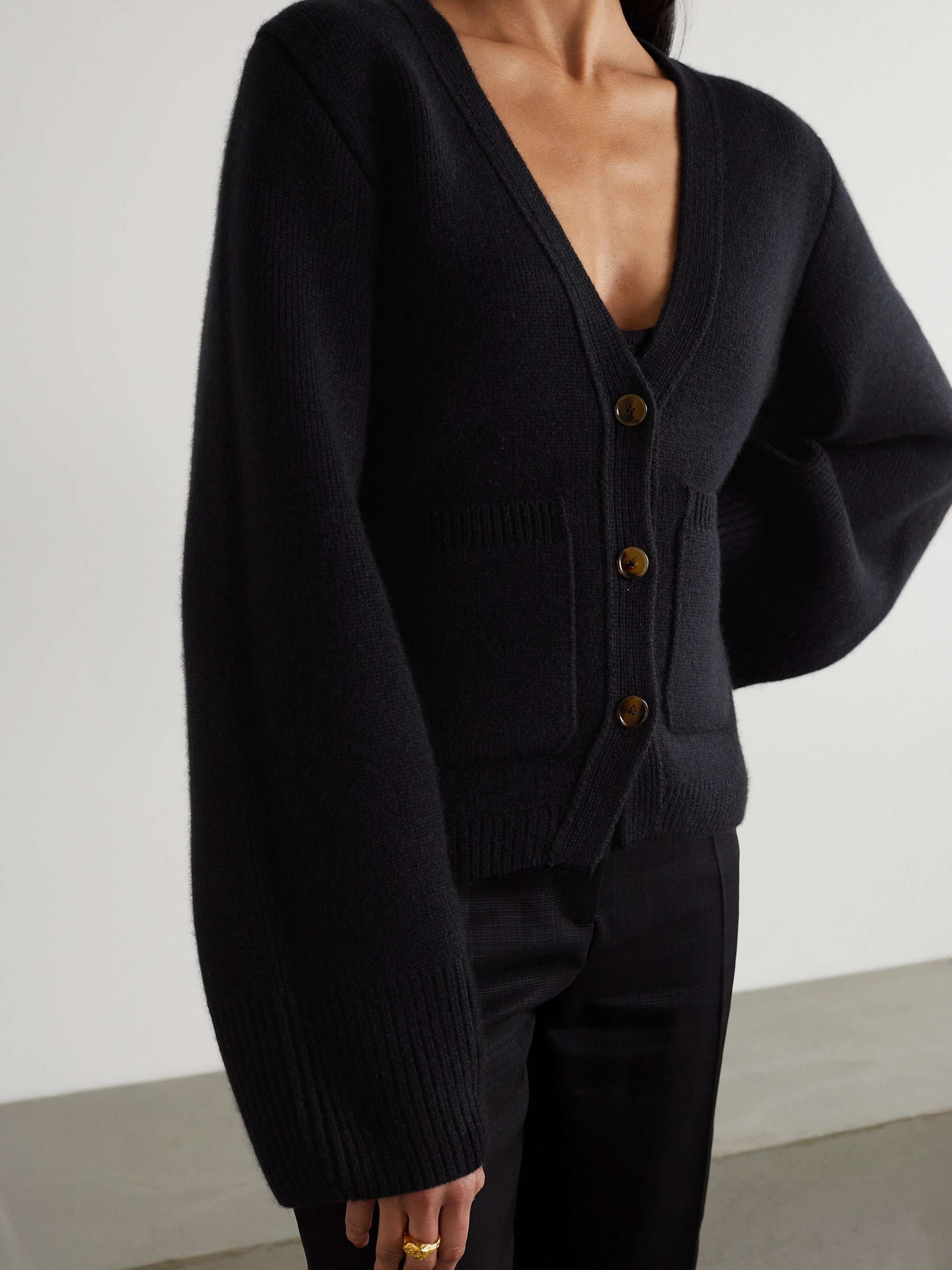 KHAITE Scarlet cashmere cardigan