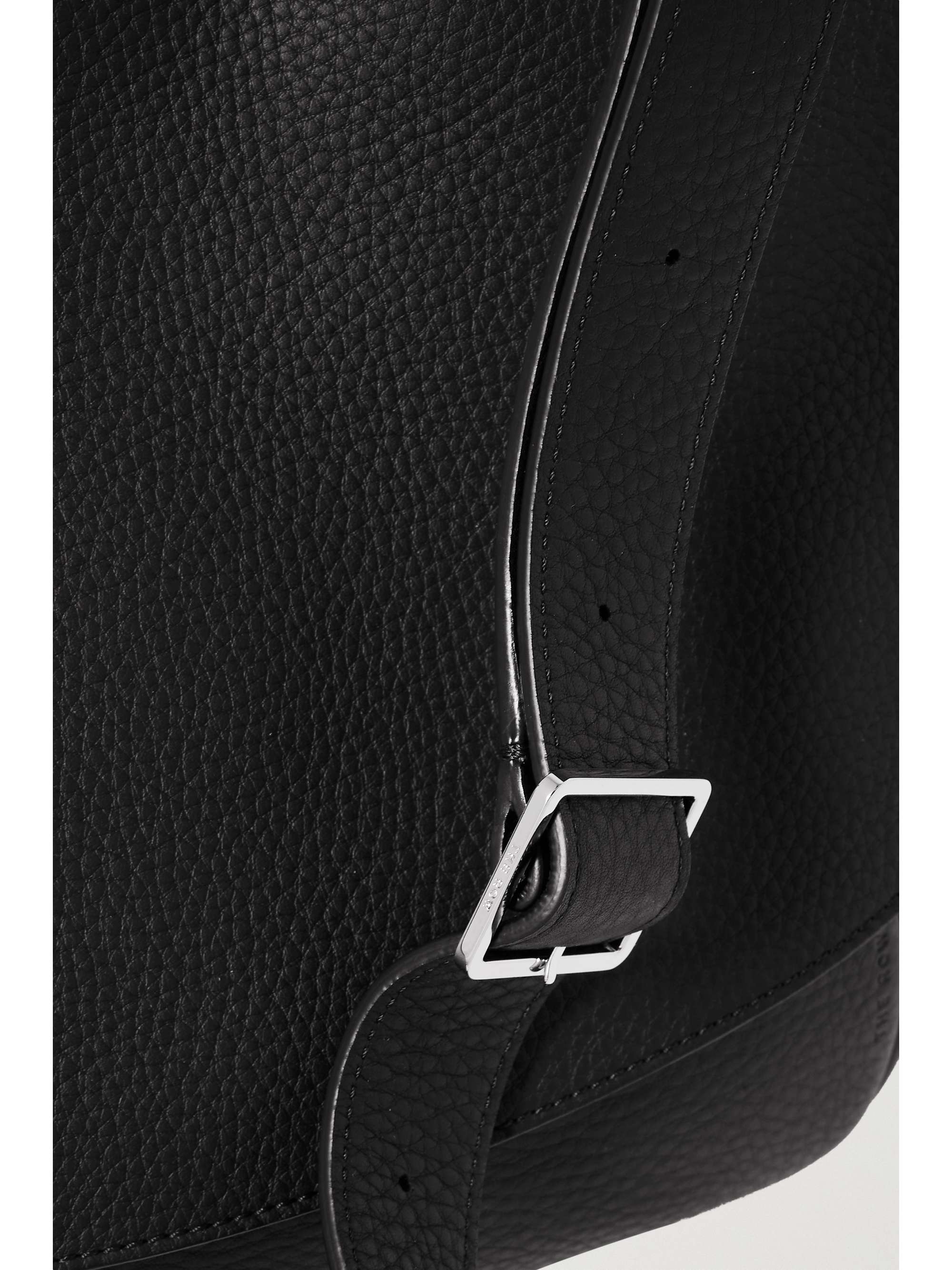 THE ROW Sac porté épaule en cuir texturé Mail Small