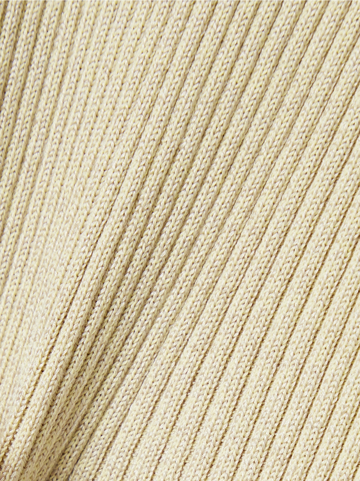 Cassiopea Ribbed Silk And Cotton-Blend Top