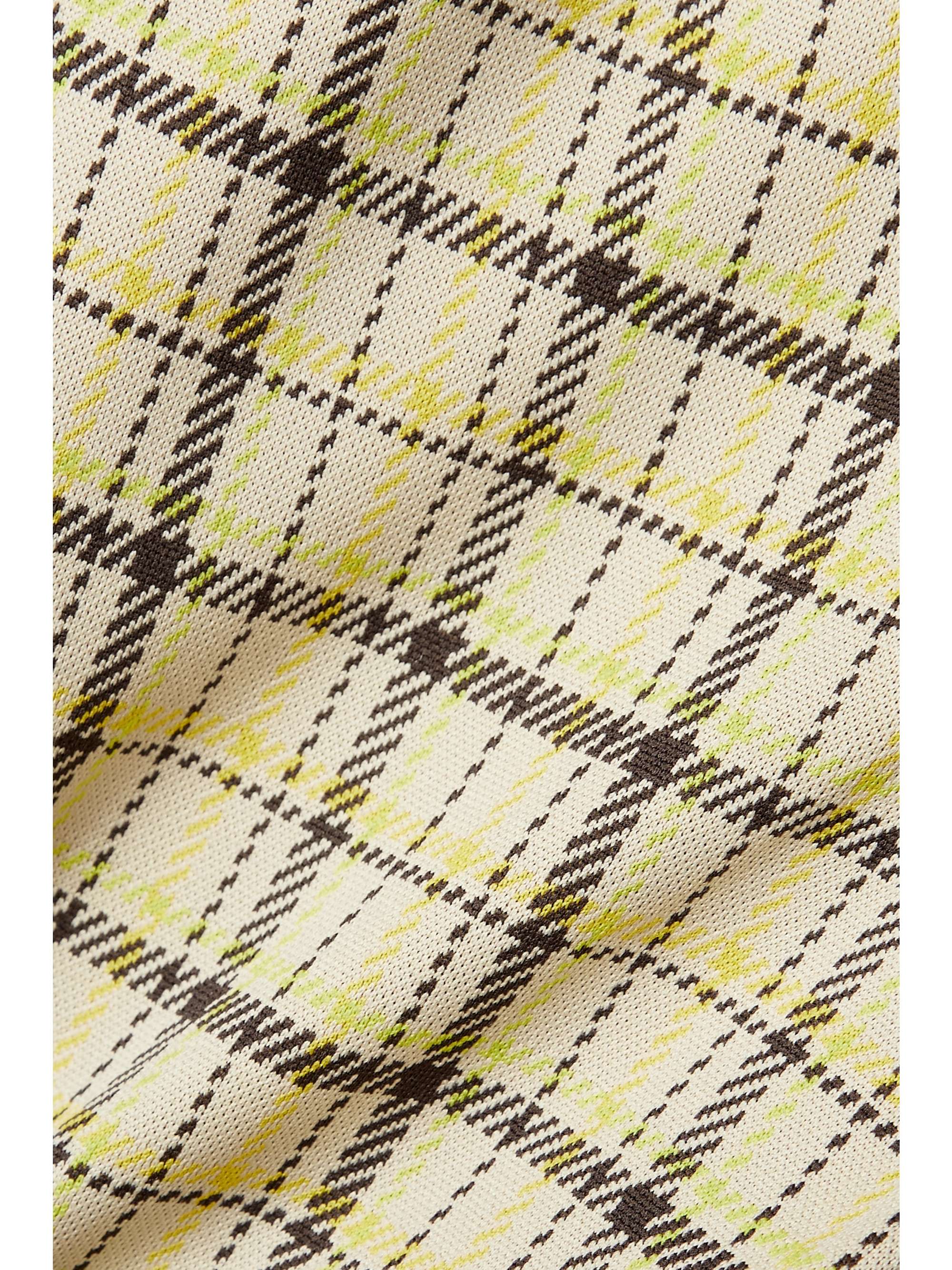 TORY SPORT Checked tech-jersey track pants