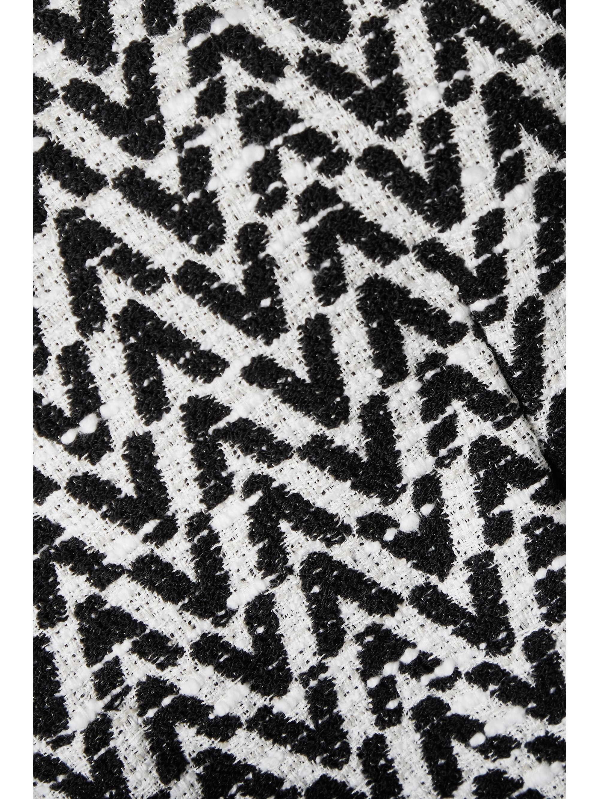 VALENTINO GARAVANI Cotton-blend bouclé mini dress