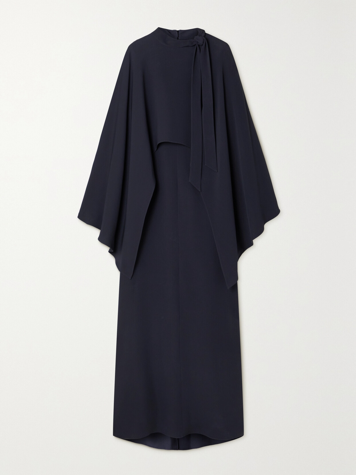 Valentino Garavani Draped Silk-crepe Gown