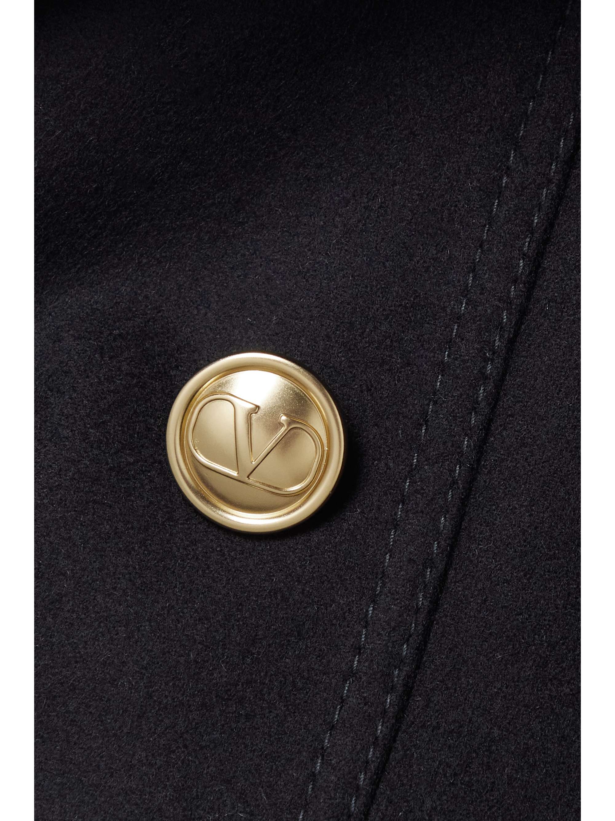 VALENTINO GARAVANI Double-breasted wool and cashmere-blend coat