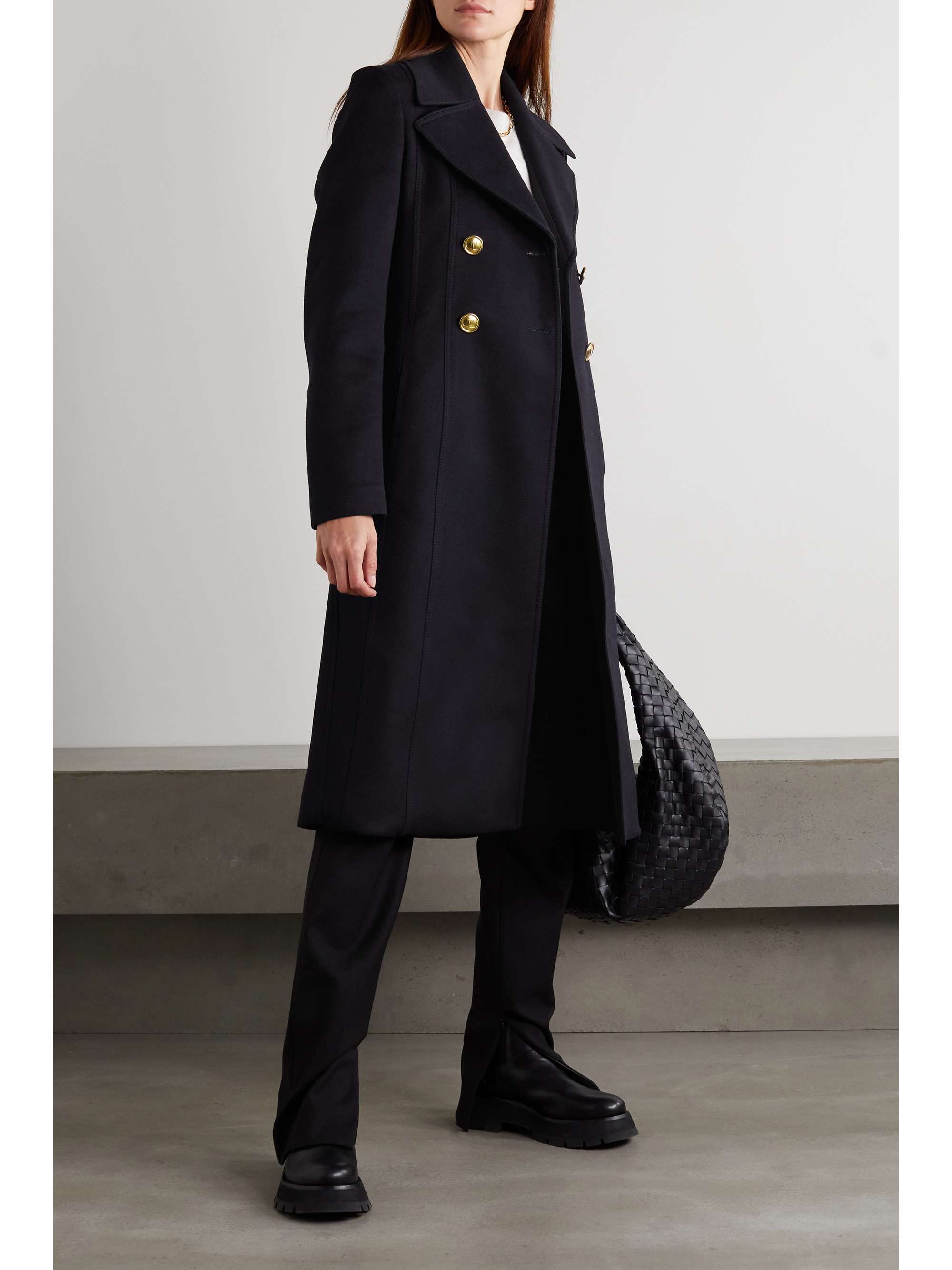 VALENTINO GARAVANI Double-breasted wool and cashmere-blend coat | NET-A ...