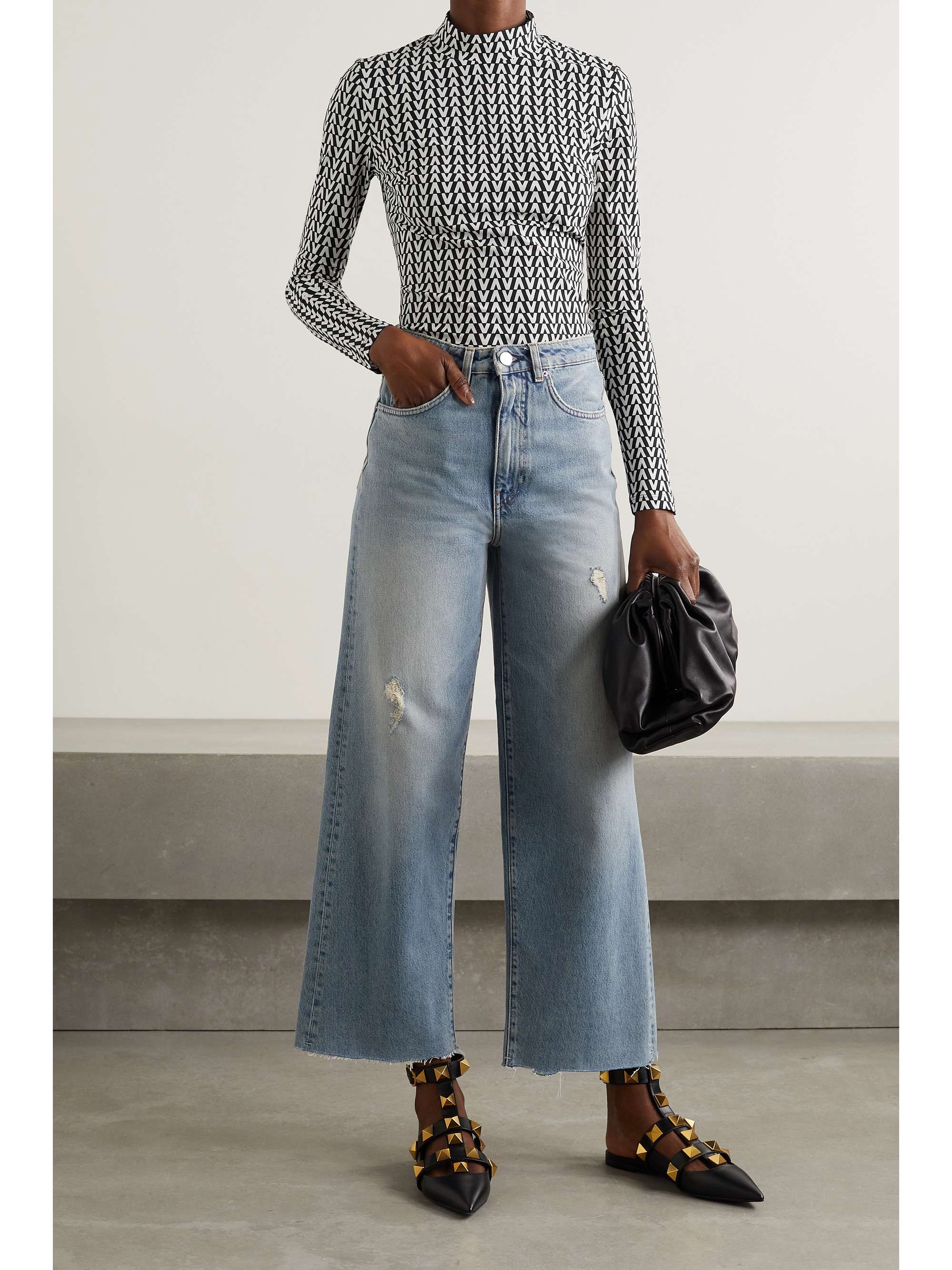 turtleneck jersey top