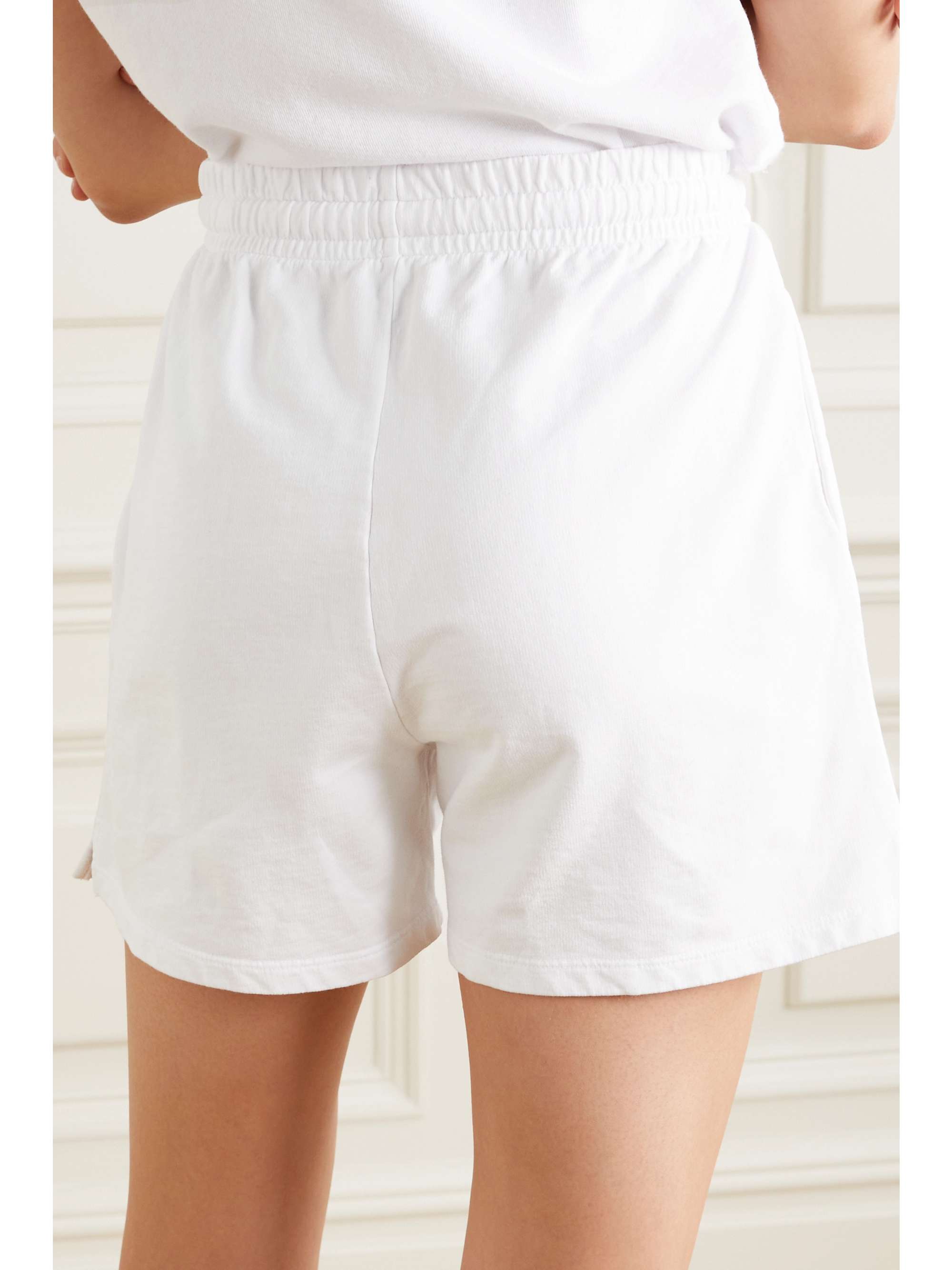 white material shorts