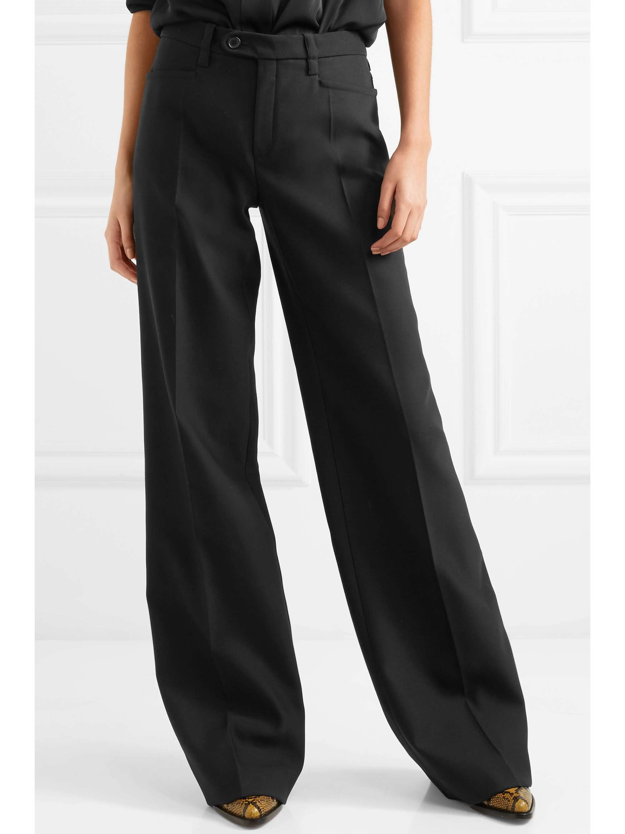 CHLOÉ Wool-blend wide-leg pants