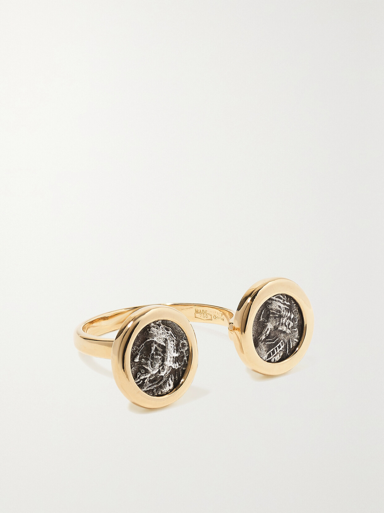 Dubini 18-karat Gold And Silver Ring