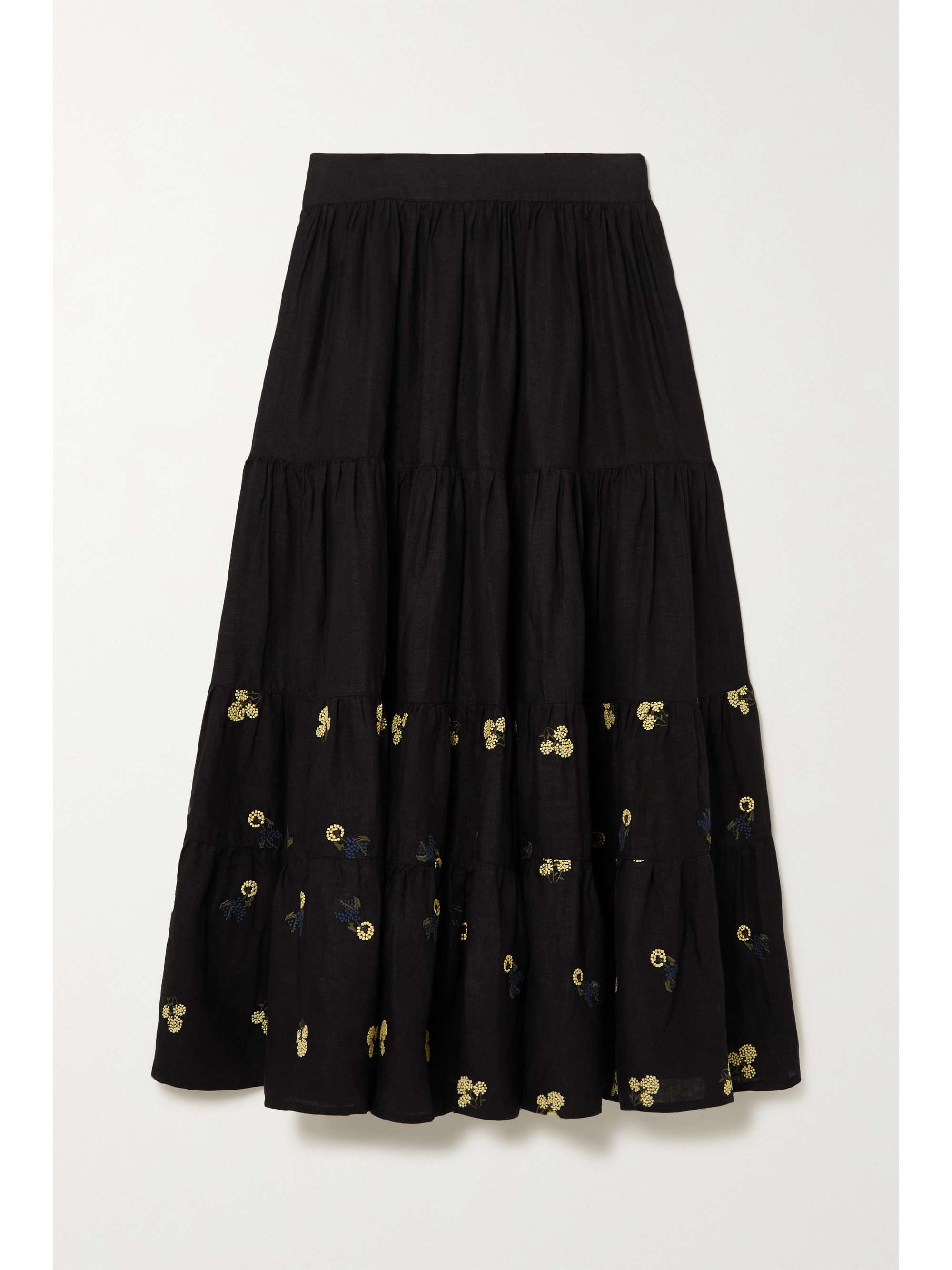 roxy floral maxi skirt