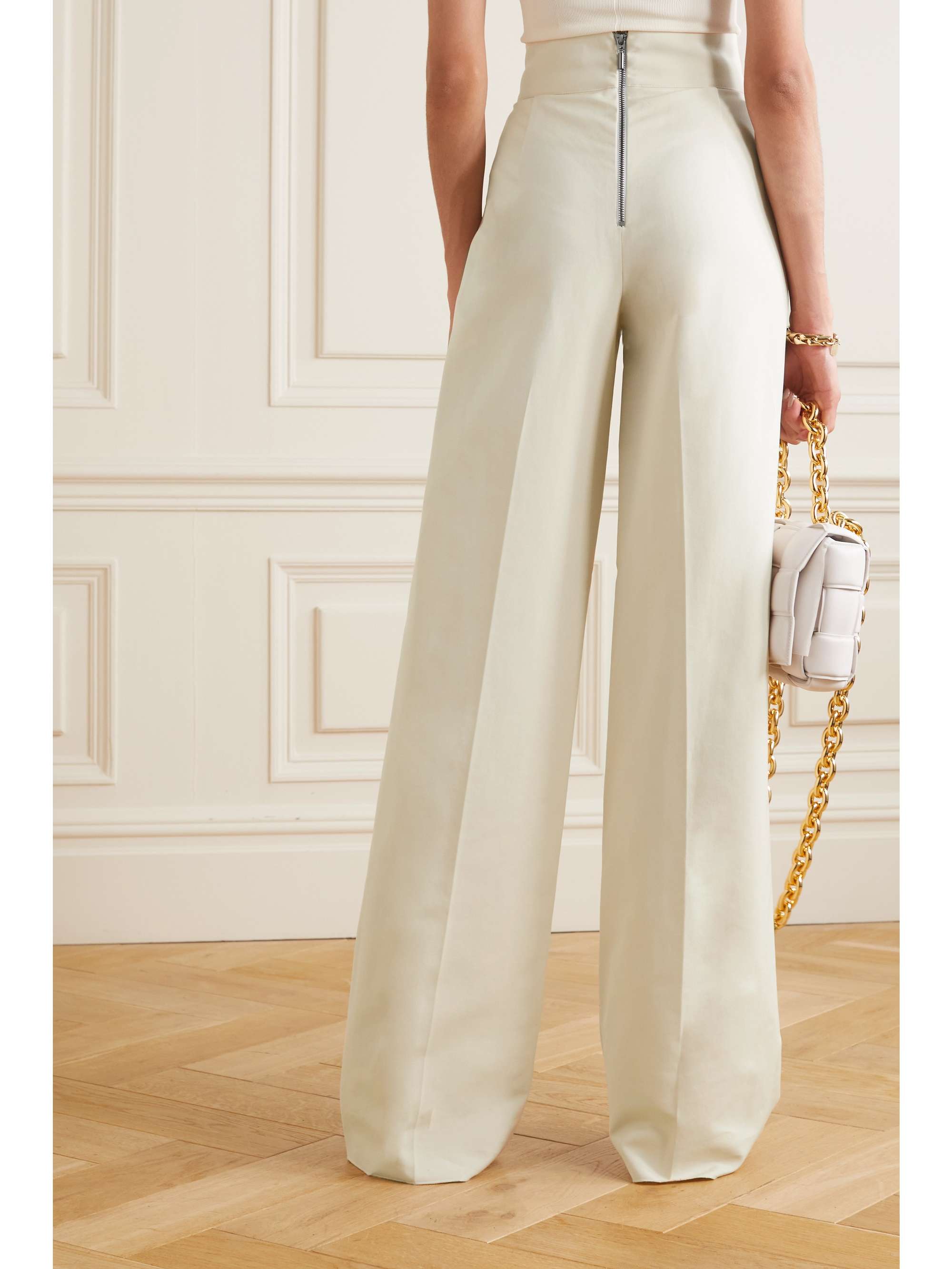 Cream Reason crepe wide-leg pants 