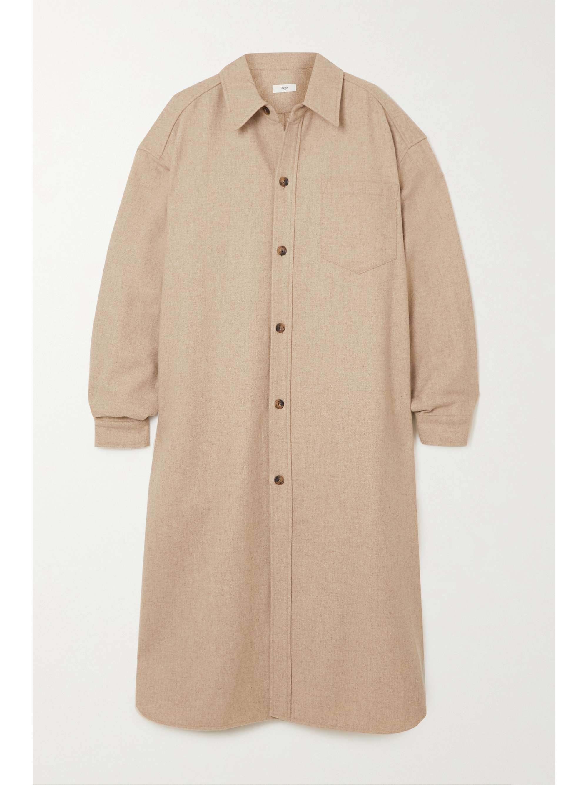 wool shirt dress