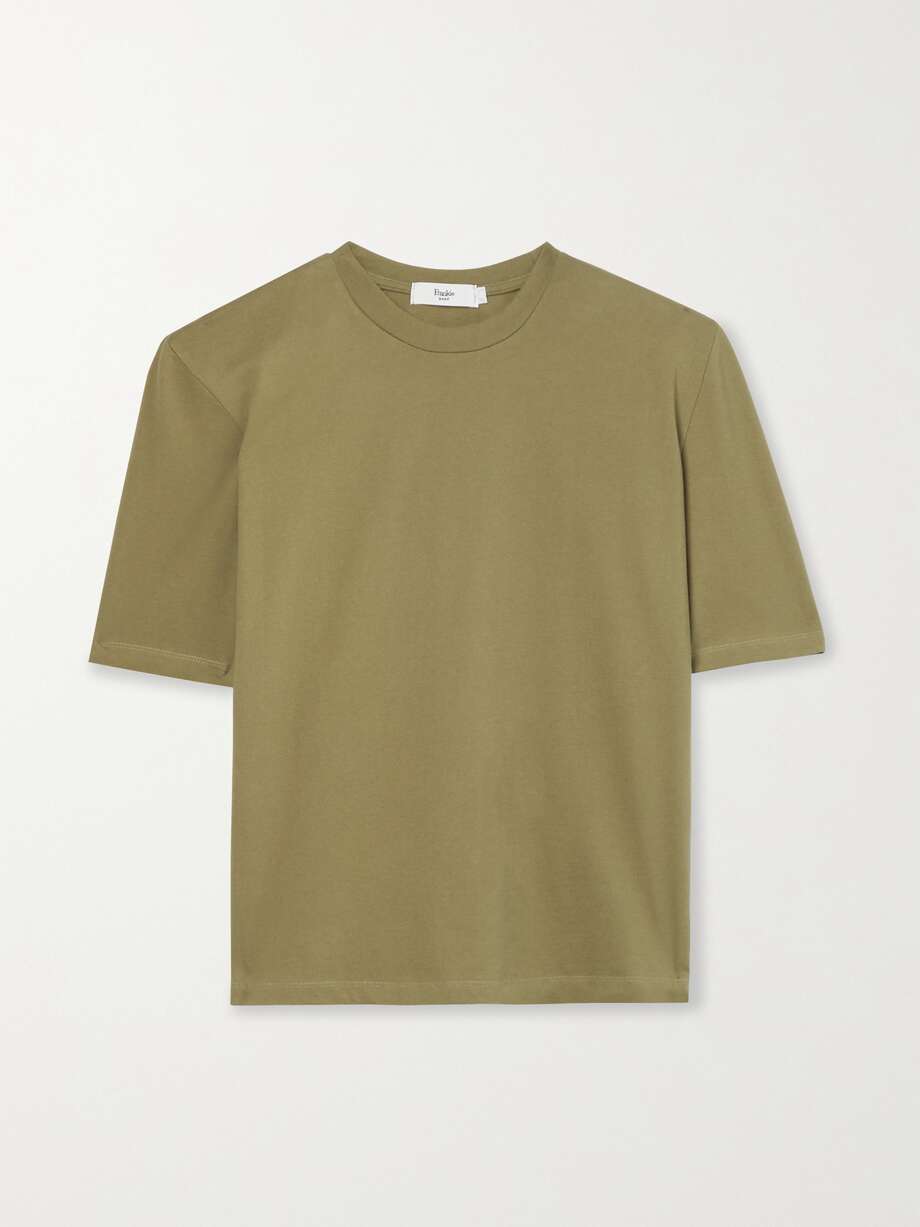 THE FRANKIE SHOP Carrington cottonjersey Tshirt NETAPORTER