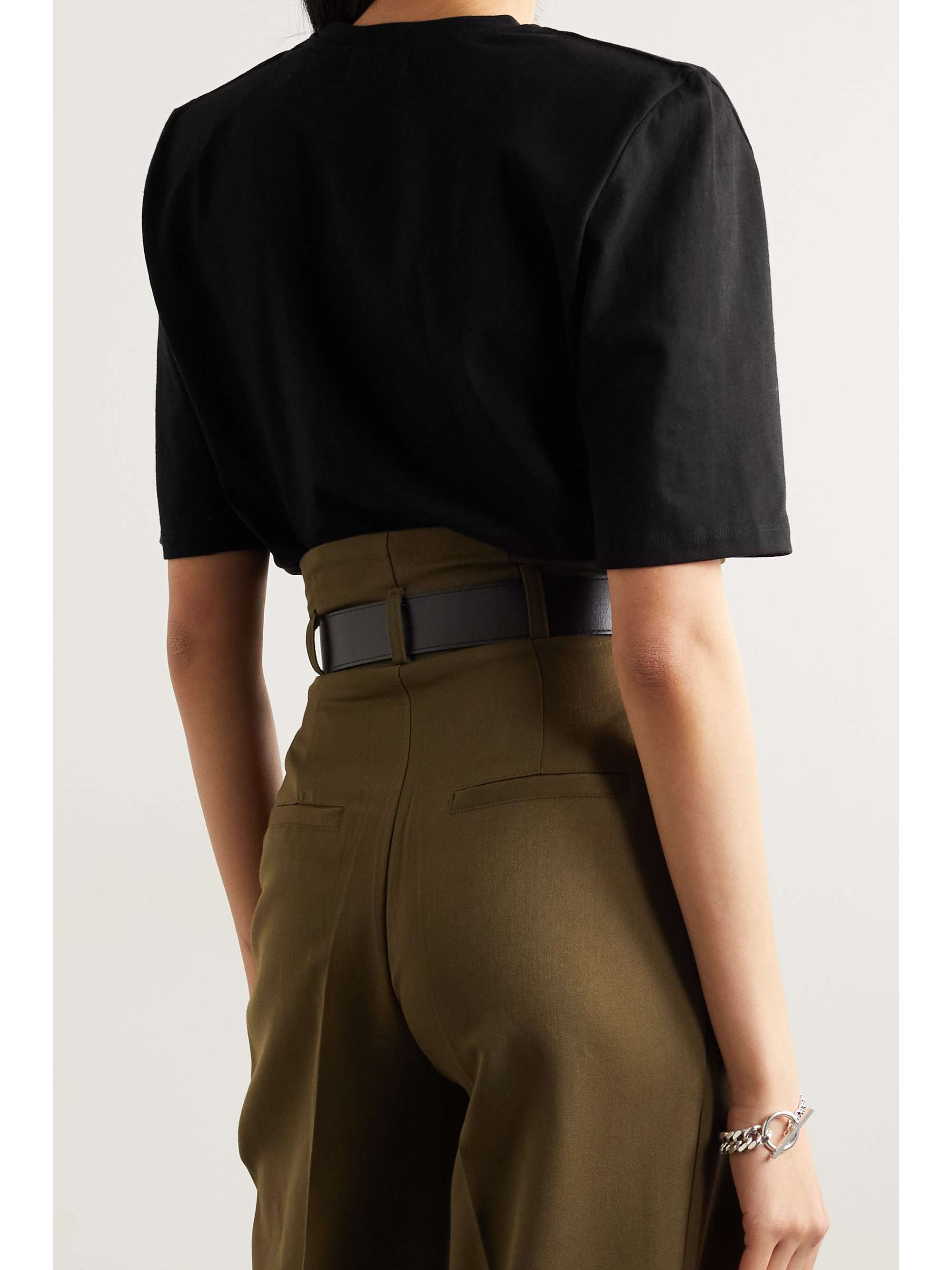 THE FRANKIE SHOP Carrington cottonjersey Tshirt NETAPORTER