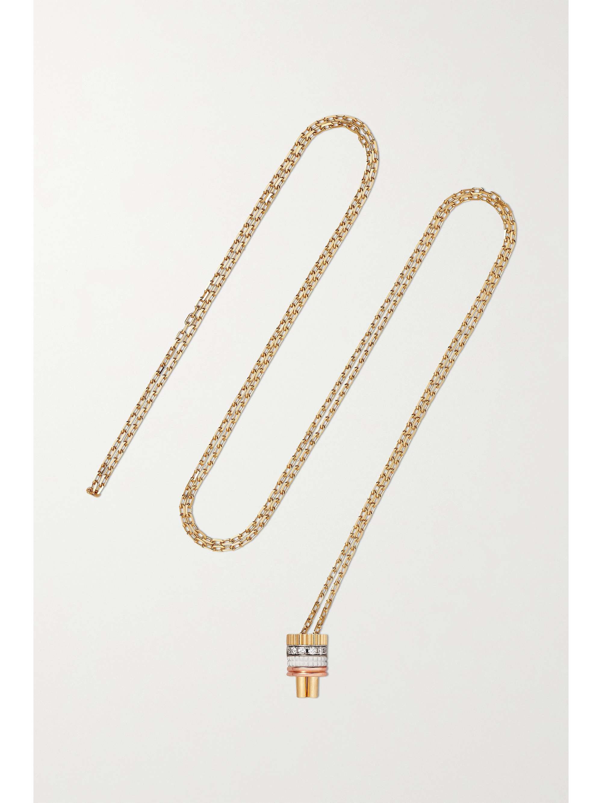 Gold Mini Quatre White Edition 18-karat 