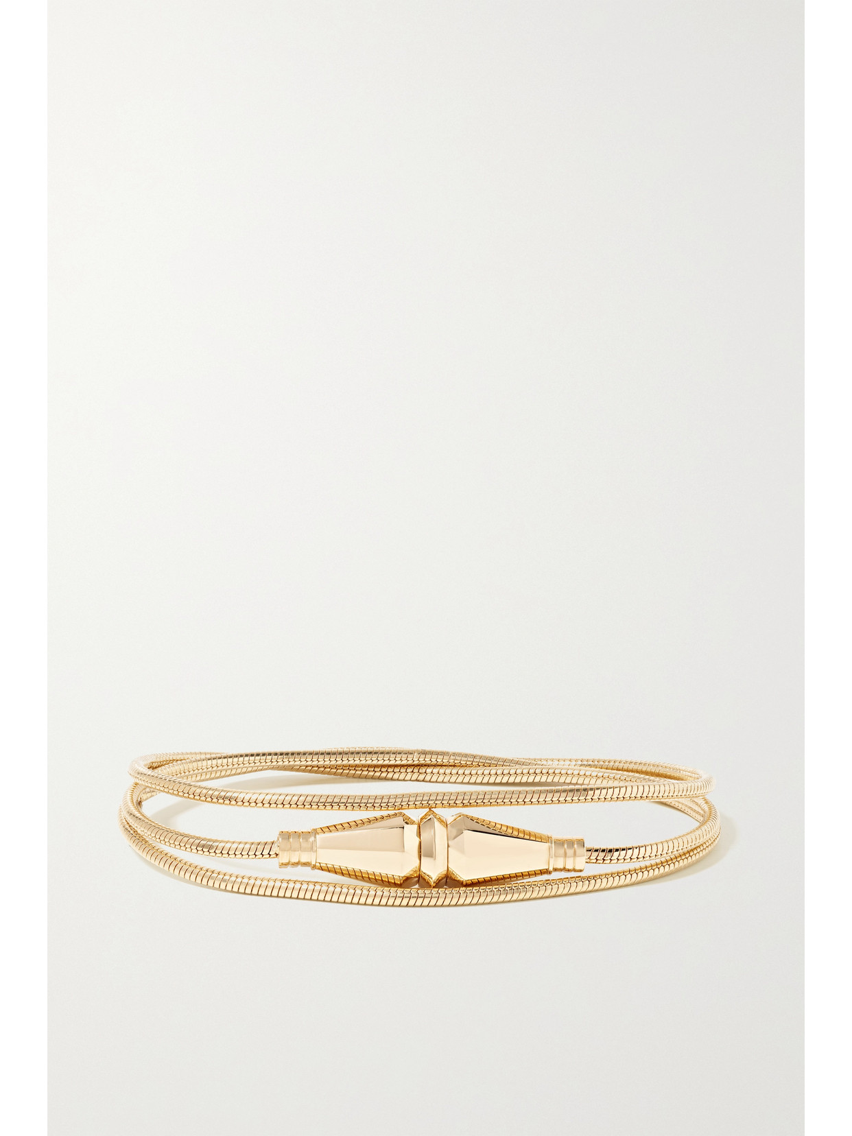 BOUCHERON JACK DE BOUCHERON 18-KARAT GOLD WRAP BRACELET
