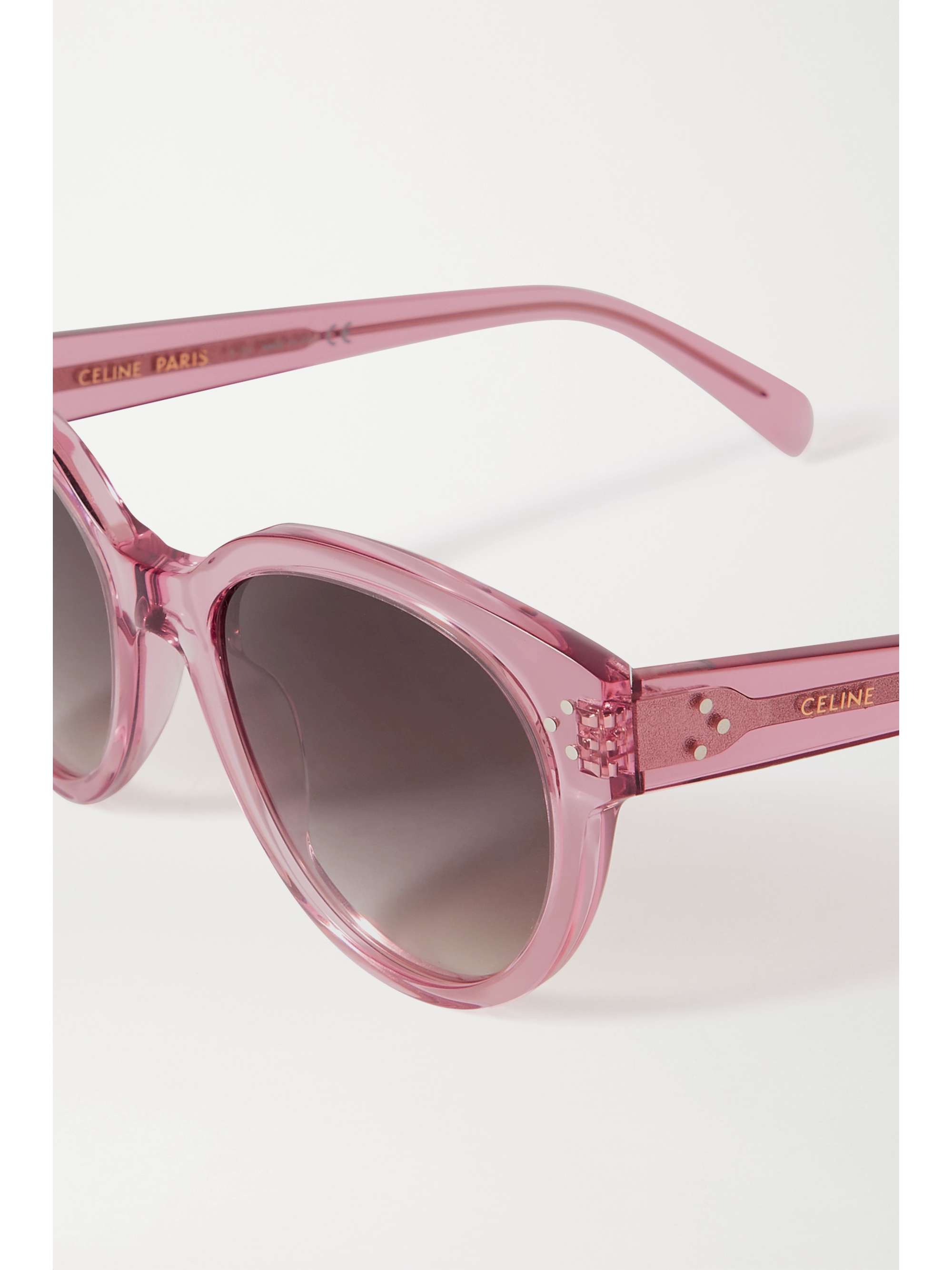 CELINE EYEWEAR Sonnenbrille mit rundem Rahmen aus Azetat