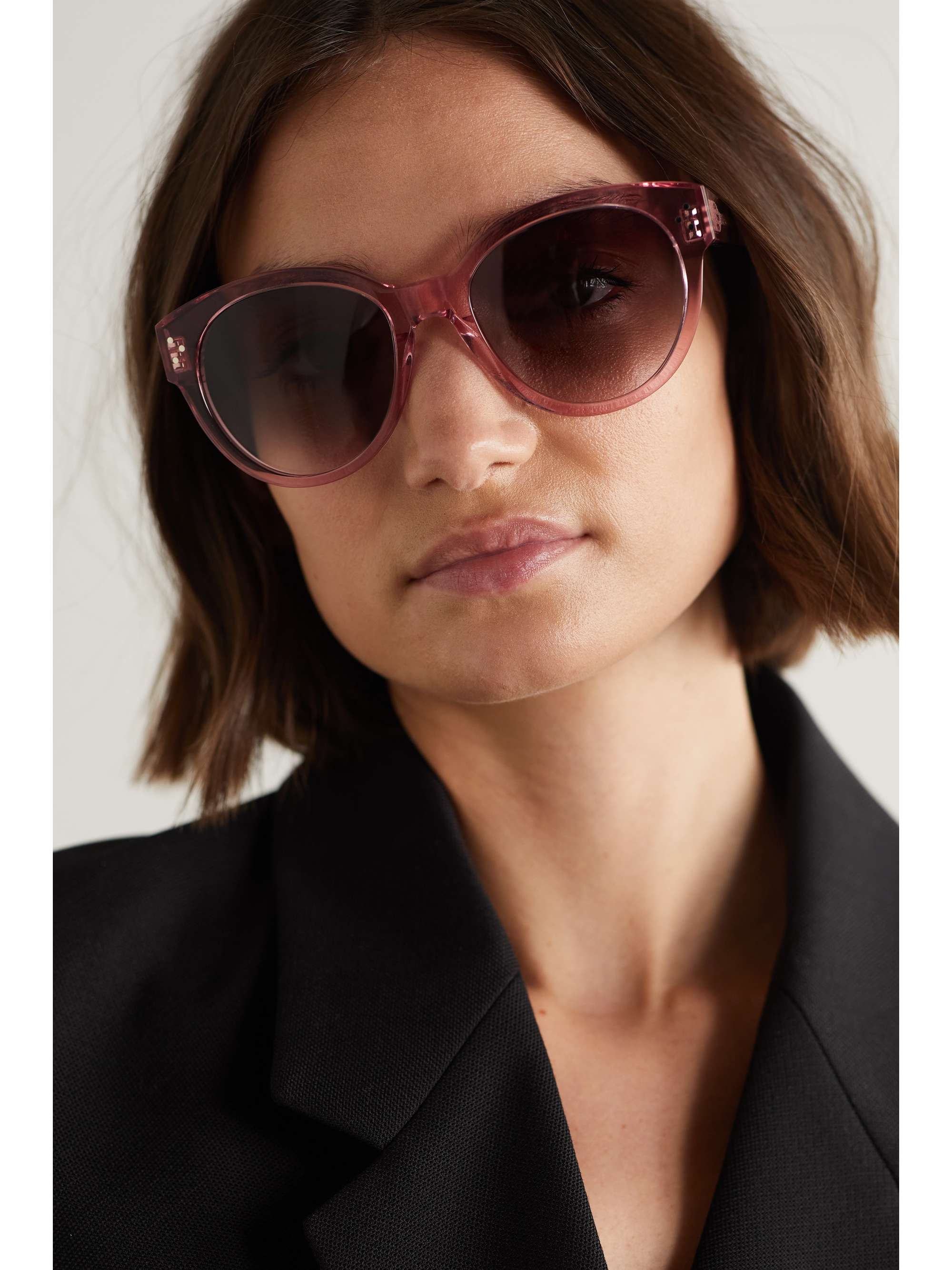 CELINE EYEWEAR Sonnenbrille mit rundem Rahmen aus Azetat