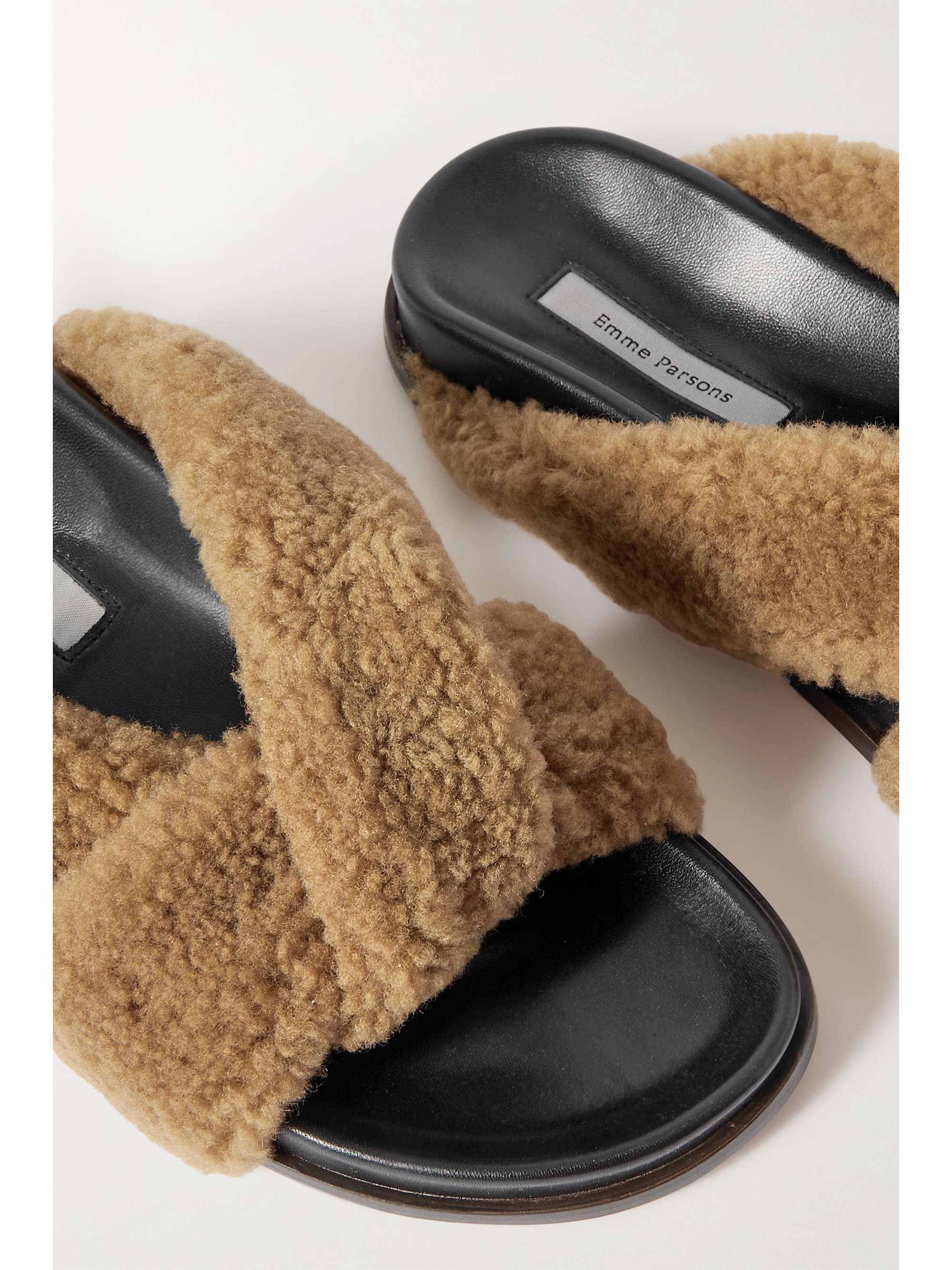 EMME PARSONS Leather slides