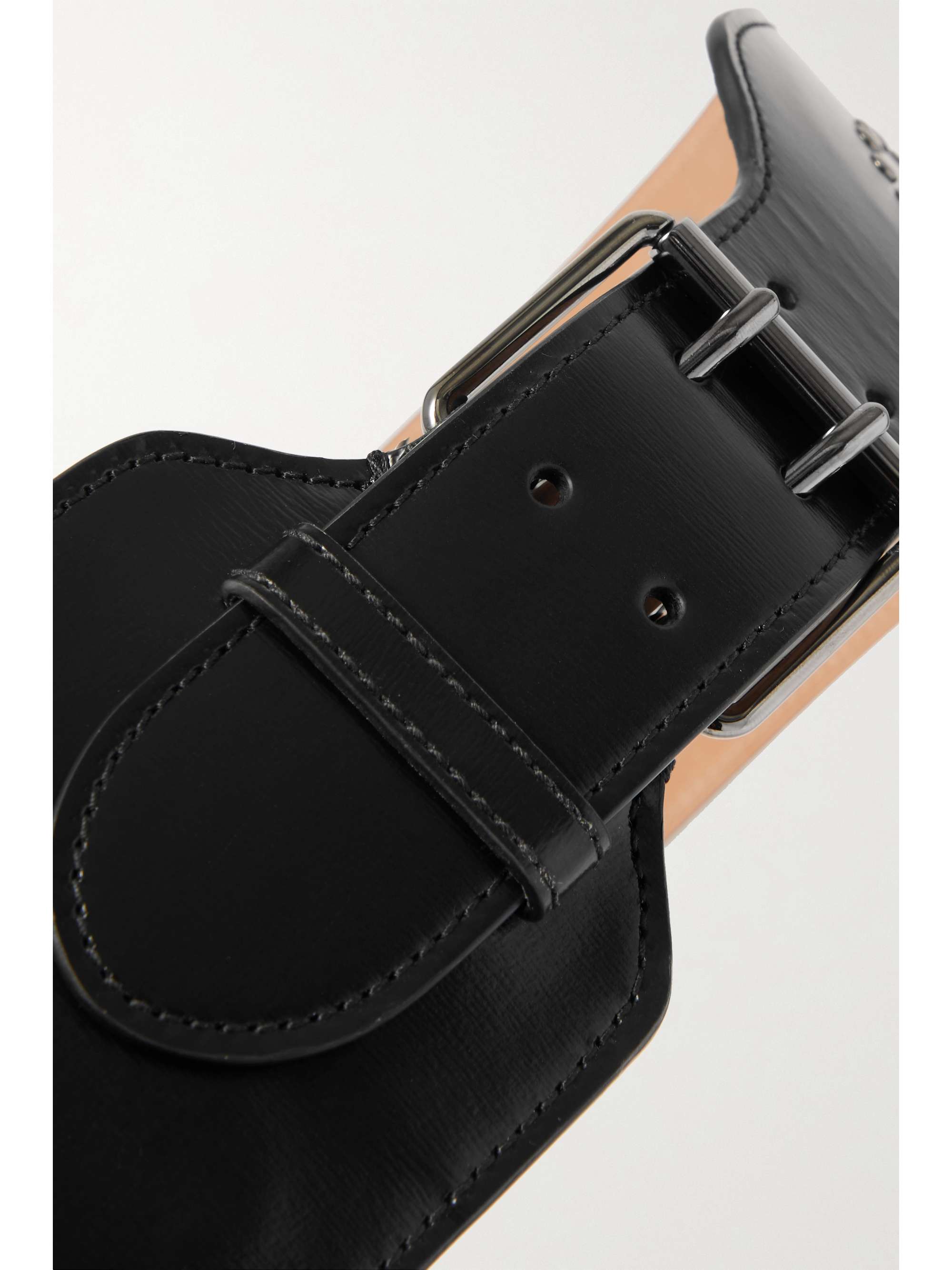ALAÏA Editions studded leather waist belt