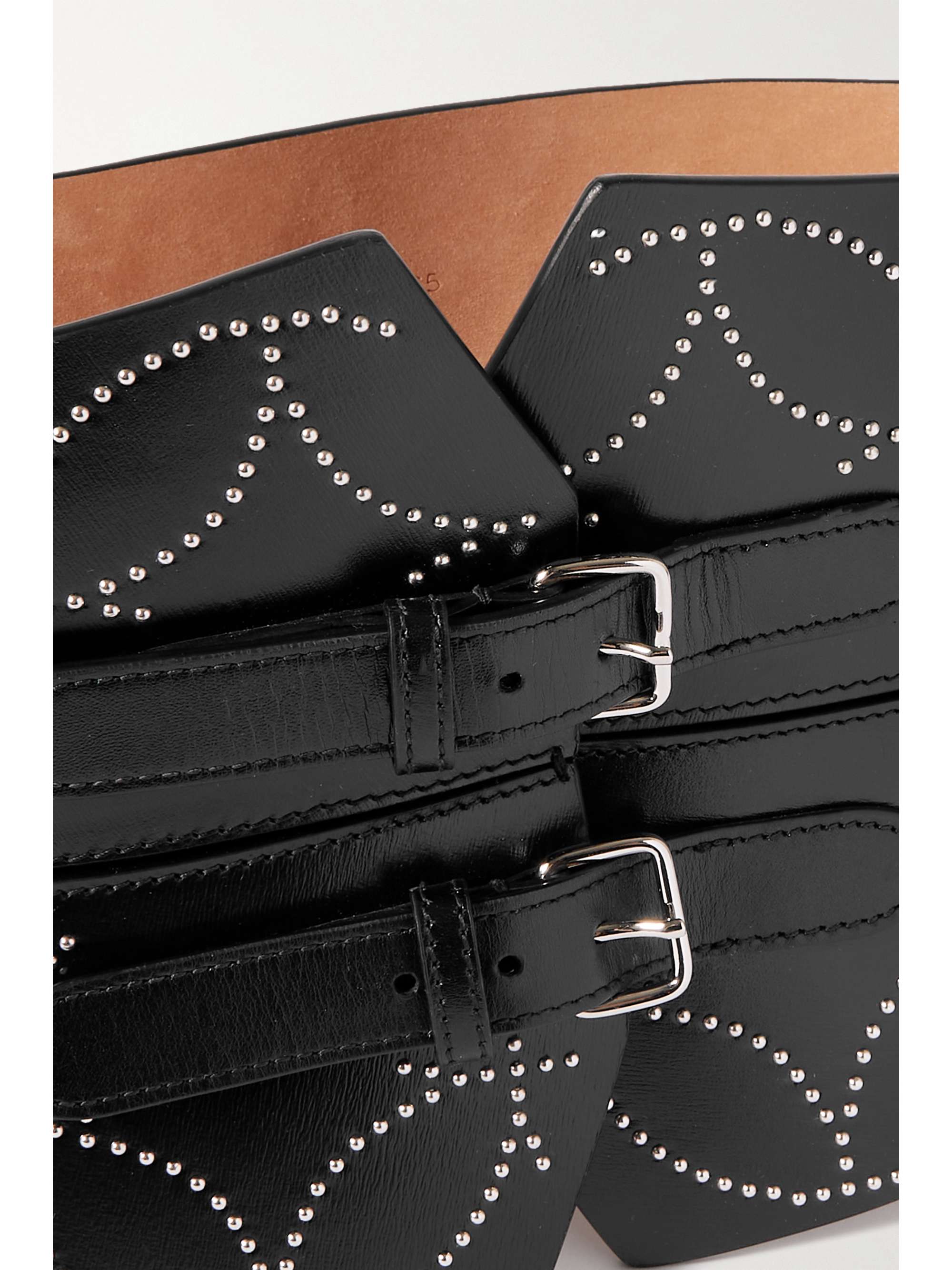studded black belt