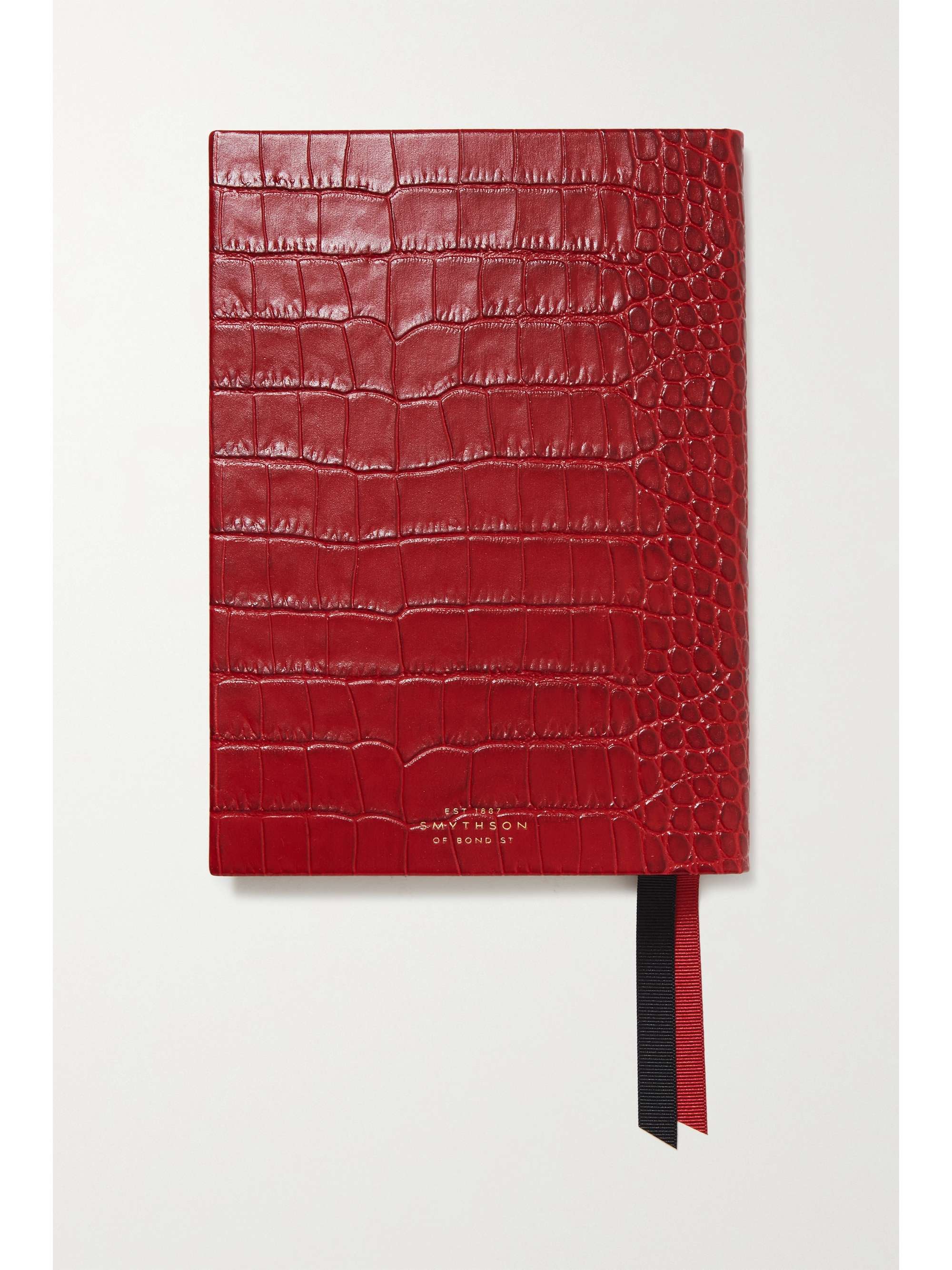 SMYTHSON The SOHO 2022 croc-effect leather diary