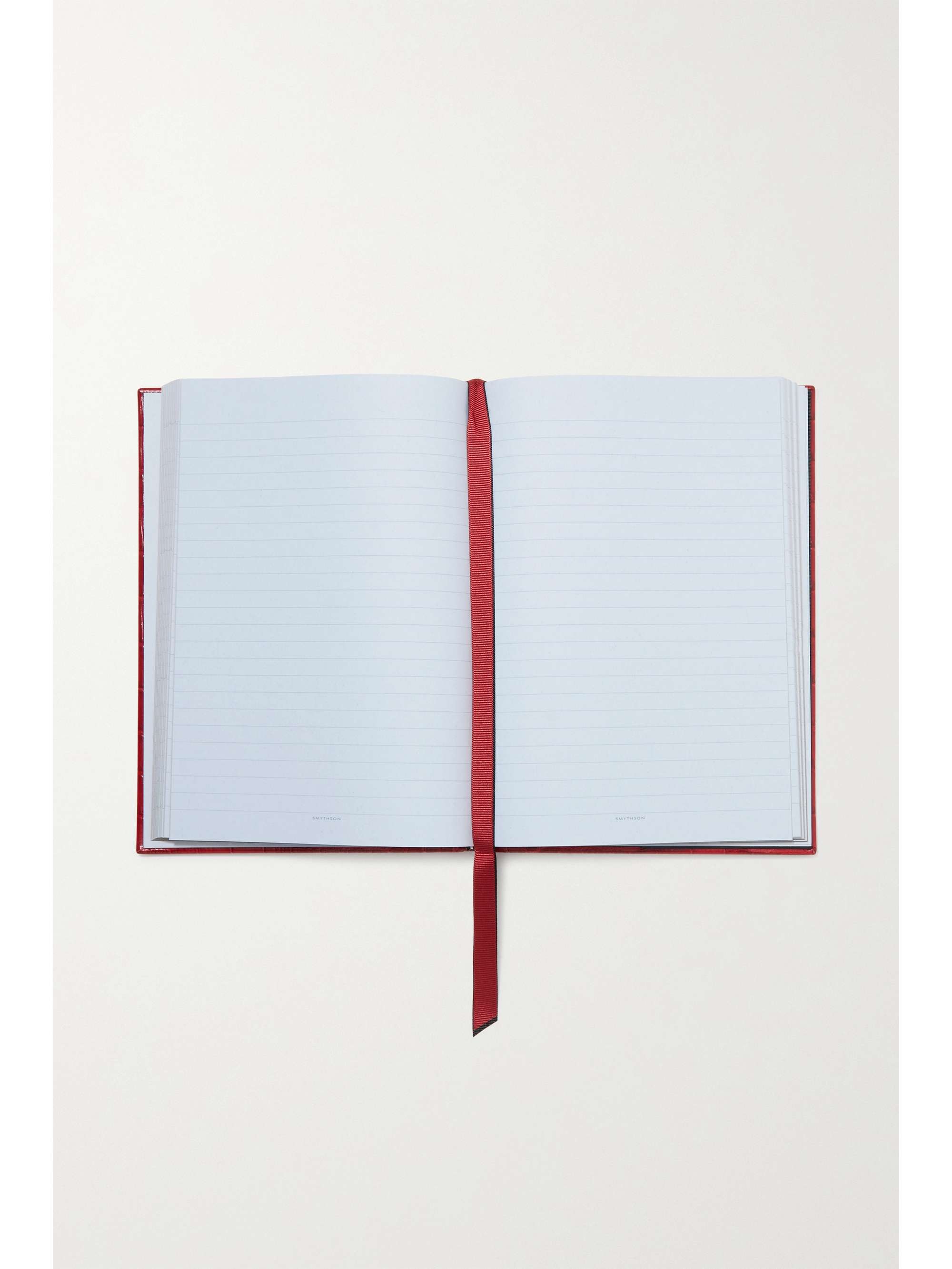 SMYTHSON The SOHO 2022 croc-effect leather diary