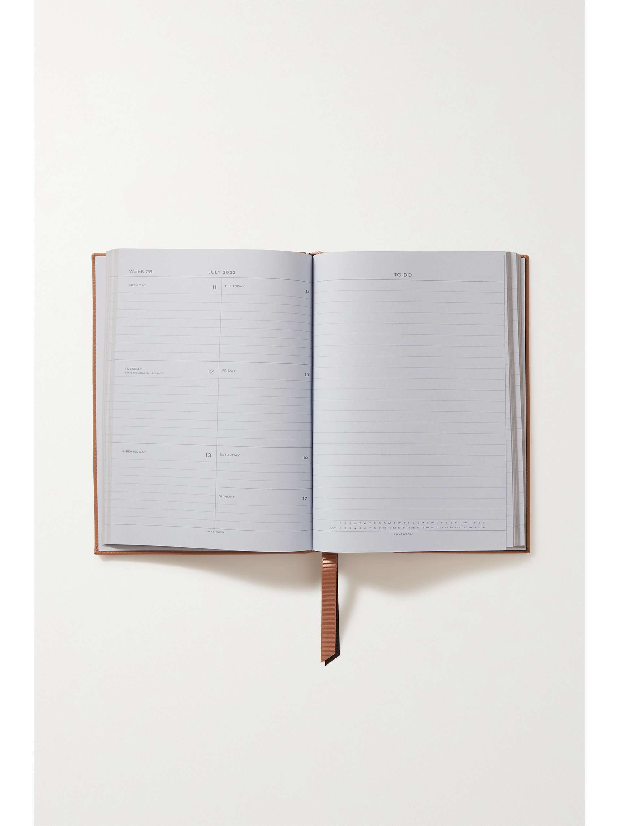 SMYTHSON Soho 2022 纹理皮革日程本