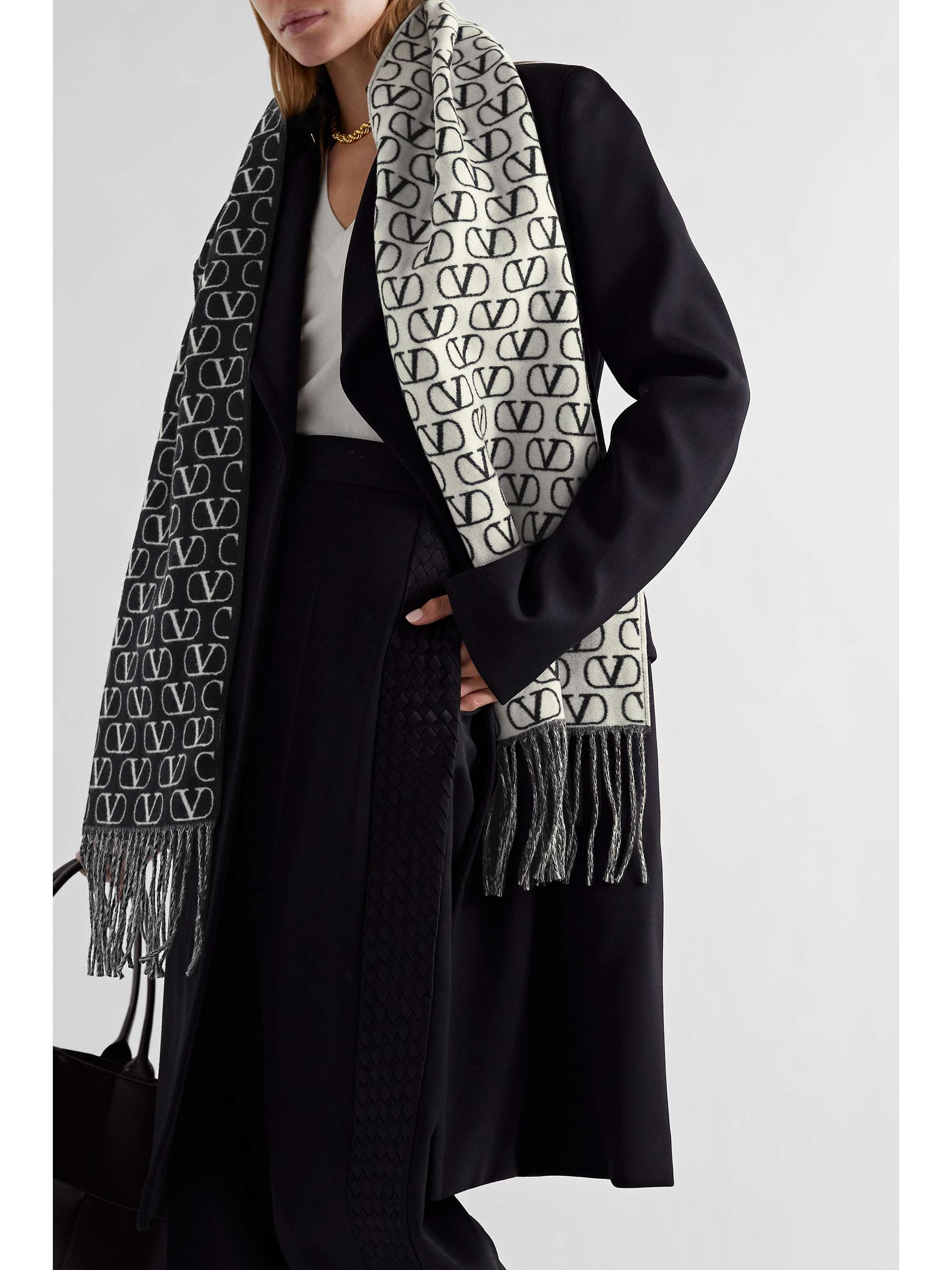 valentino wool scarf