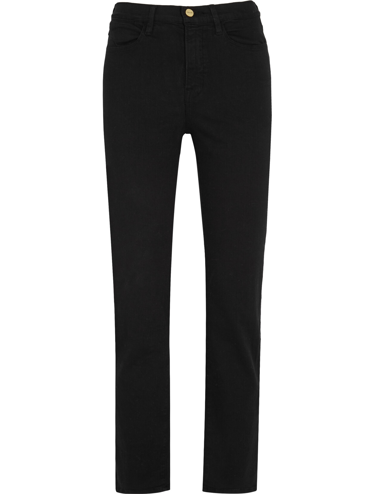 FRAME Le High Straight-leg Jeans - Black