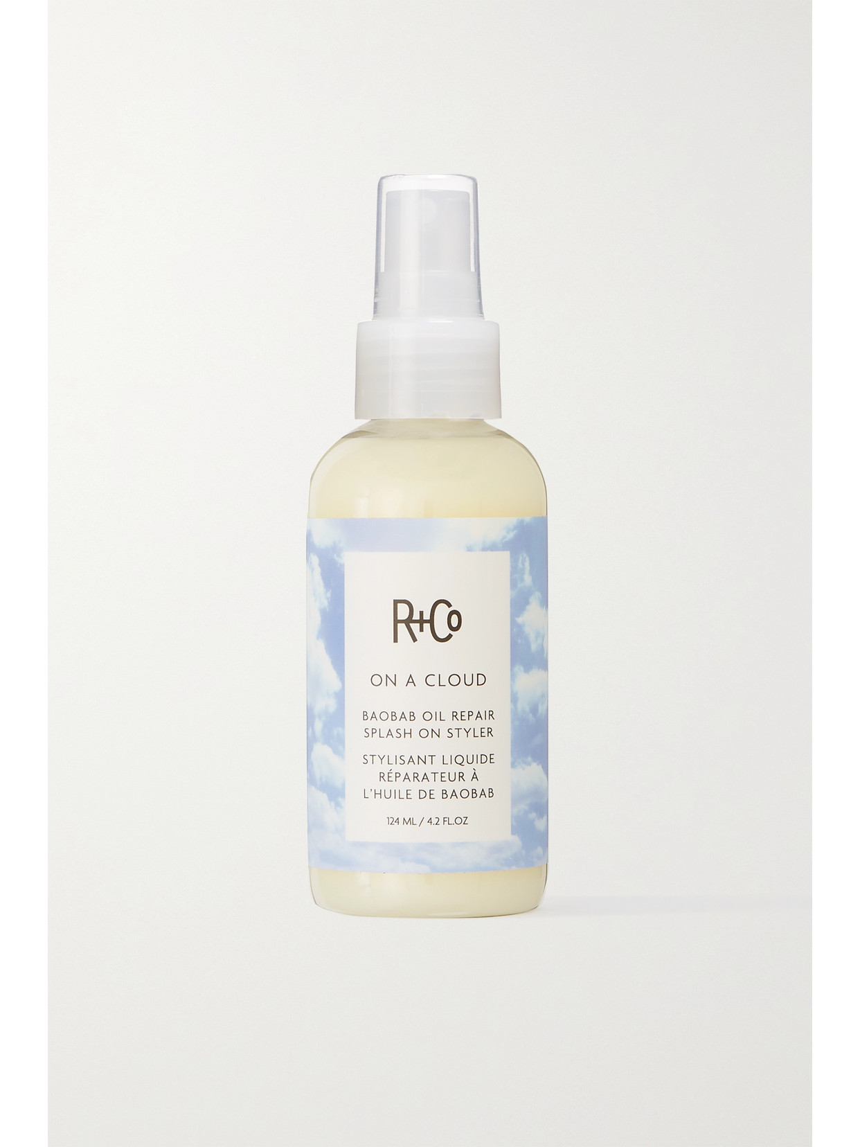 R + Co On A Cloud Baobab Oil Repair Splash-on Styler, 124ml - One Size In Colorless