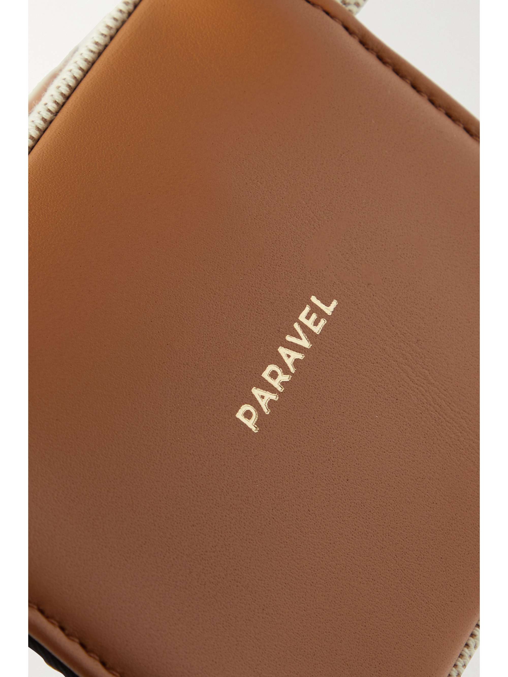 PARAVEL Trousse à maquillage en toile et cuir vegan See-All - NET SUSTAIN