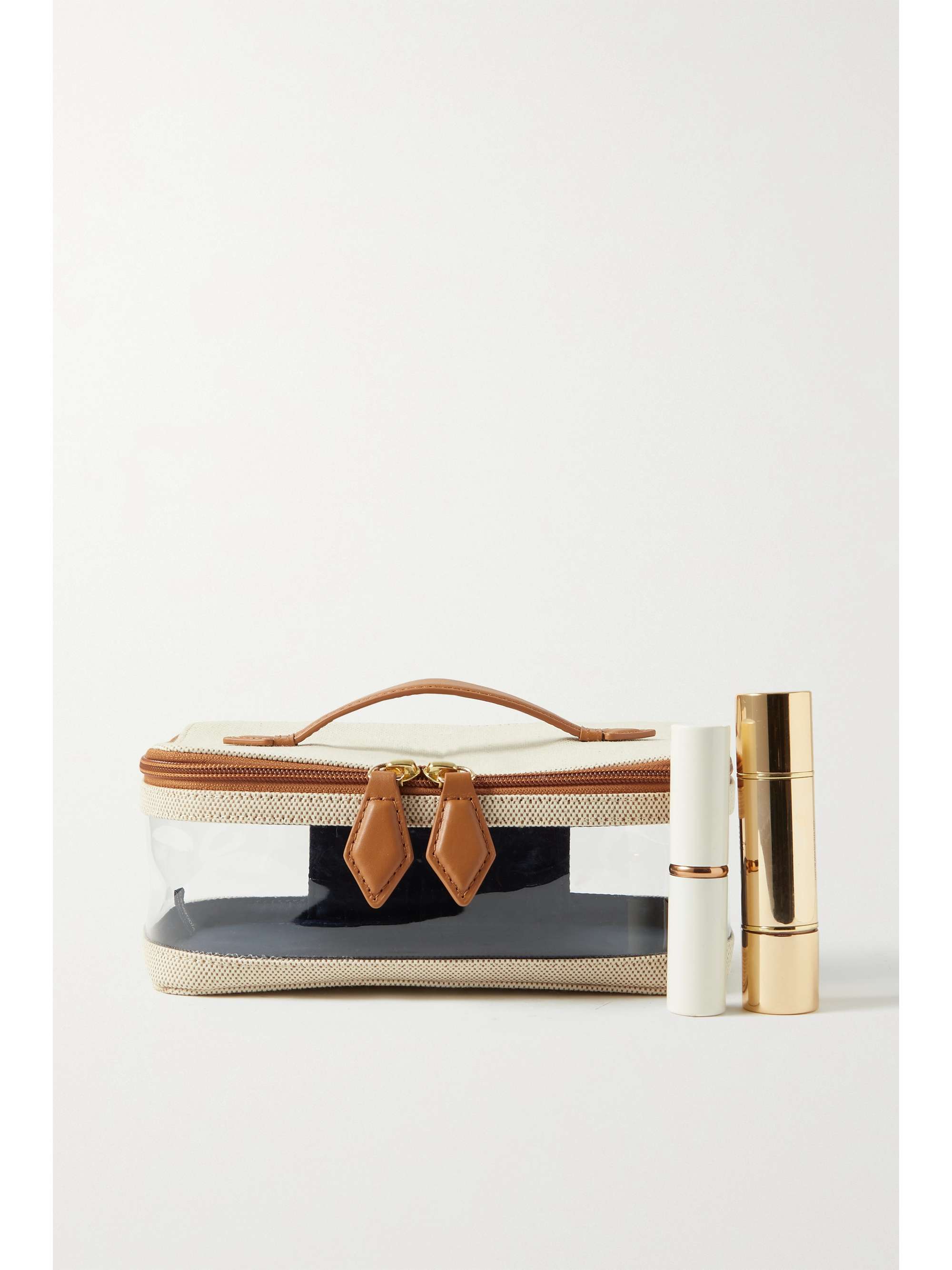 PARAVEL Trousse à maquillage en toile et cuir vegan See-All - NET SUSTAIN