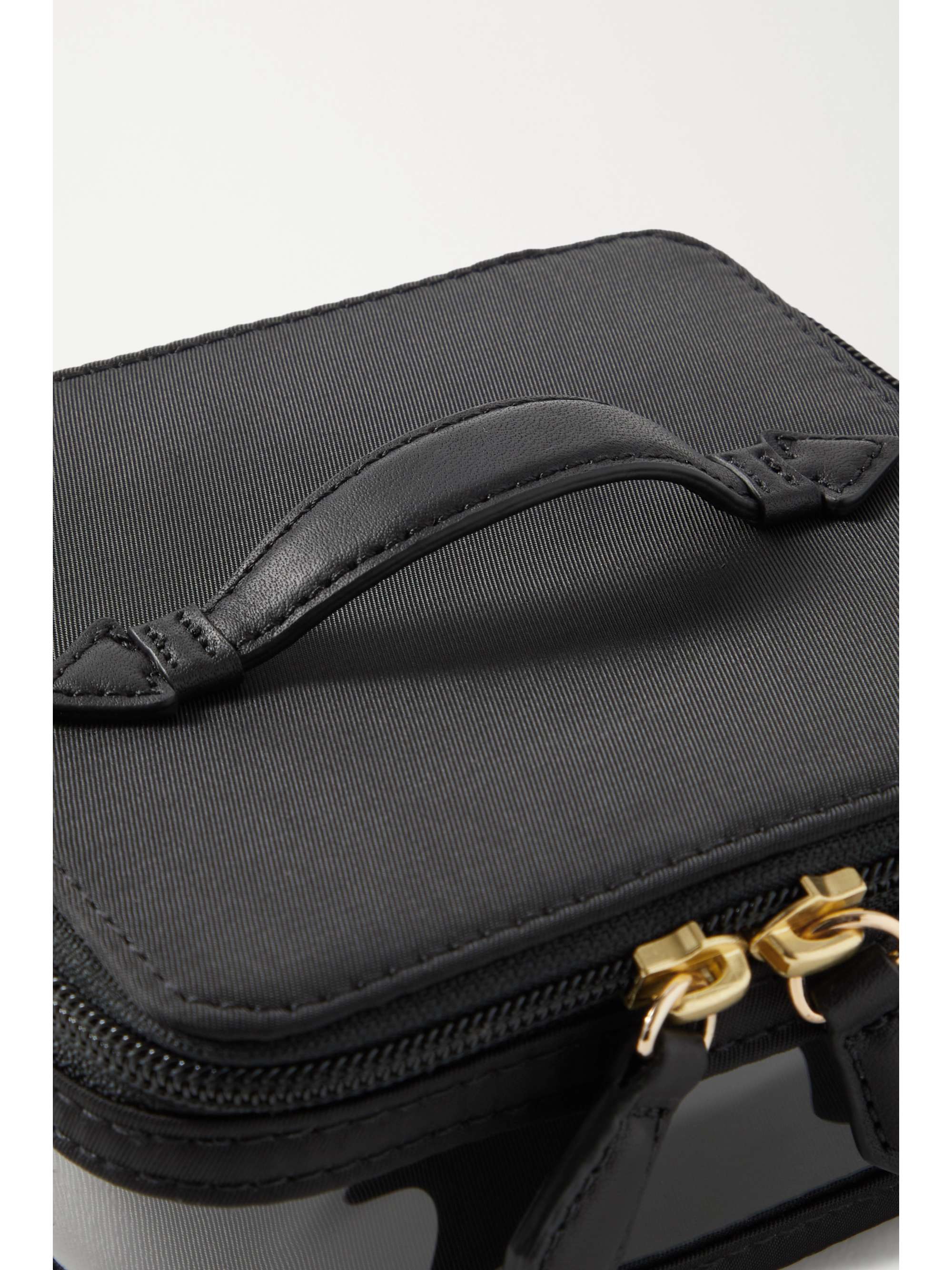 PARAVEL Mini See-All vegan leather-trimmed nylon cosmetics case