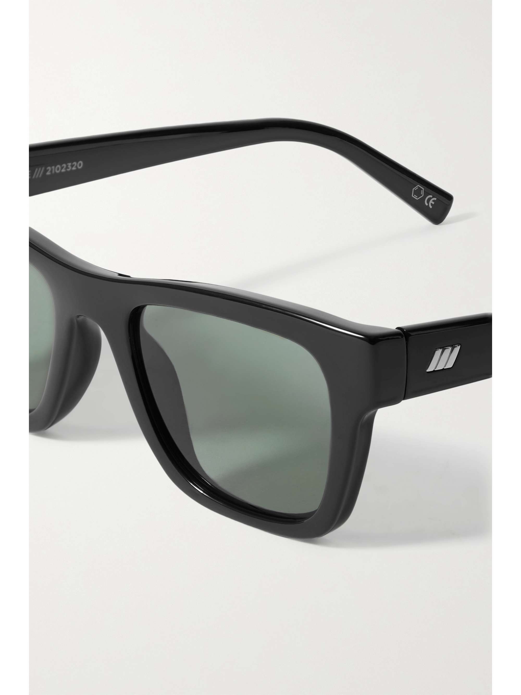 Black Le Phoque D-frame acetate sunglasses | LE SPECS | NET-A-PORTER