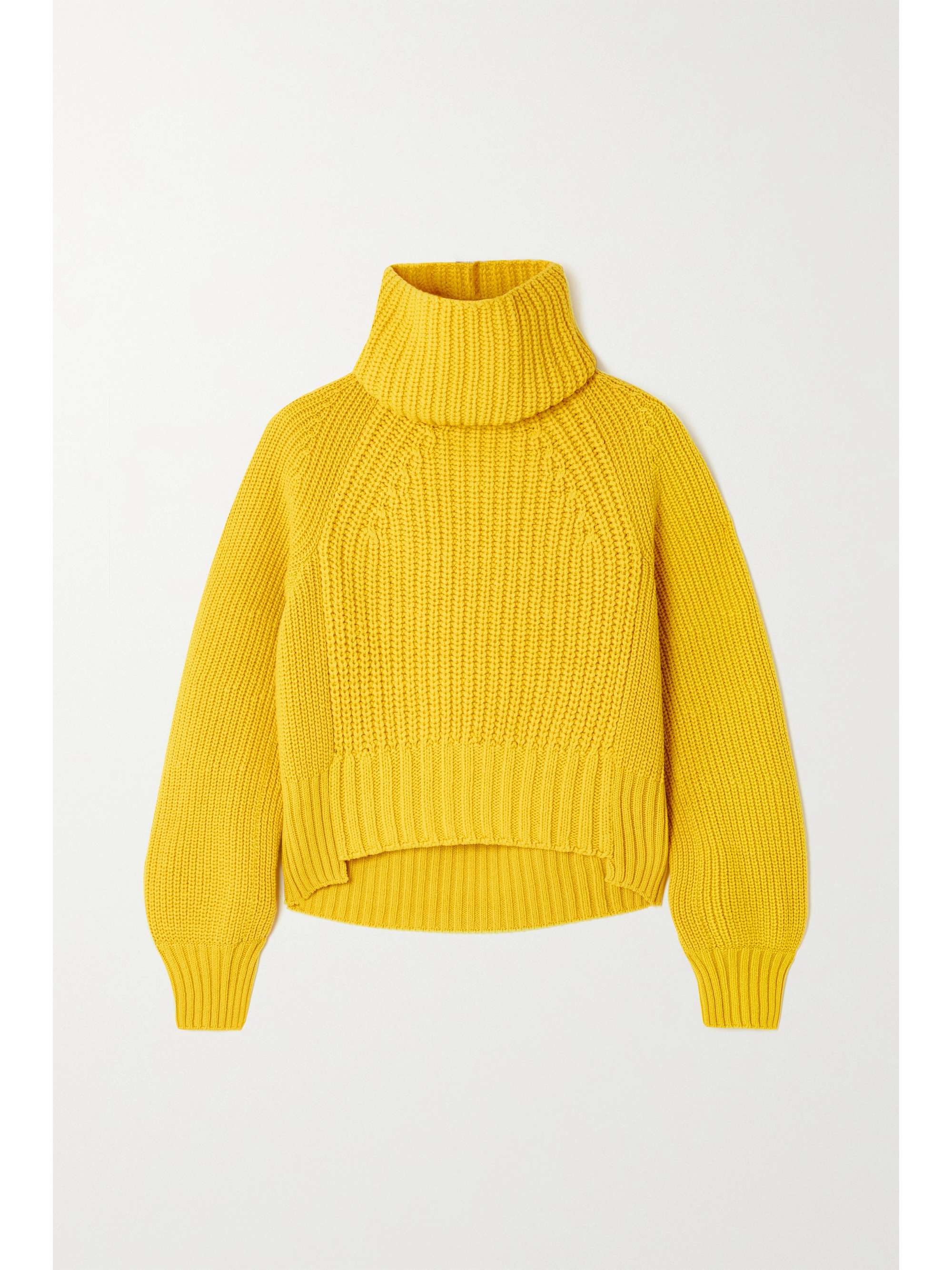 yellow wool sweater