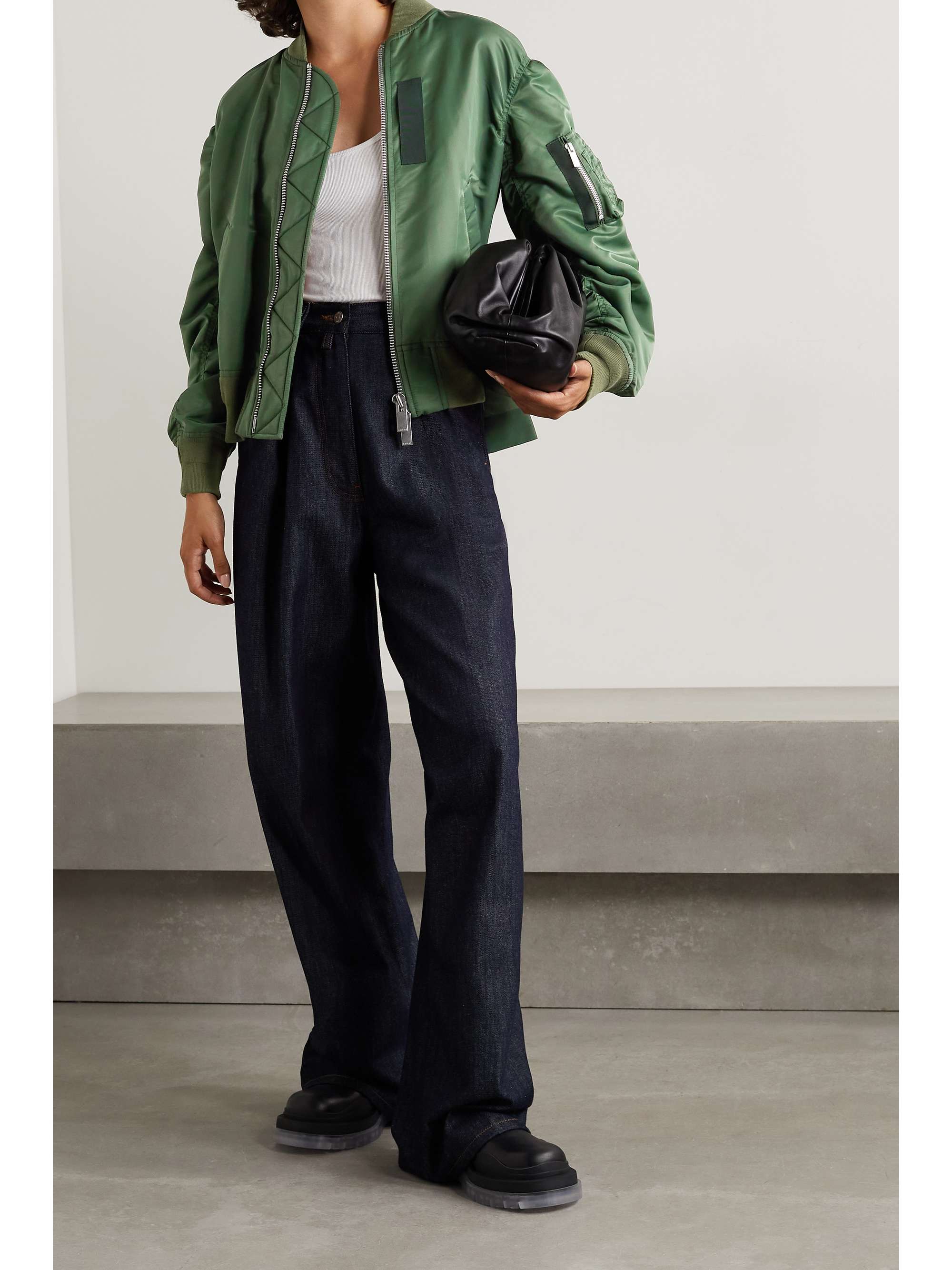 SACAI Shell bomber jacket