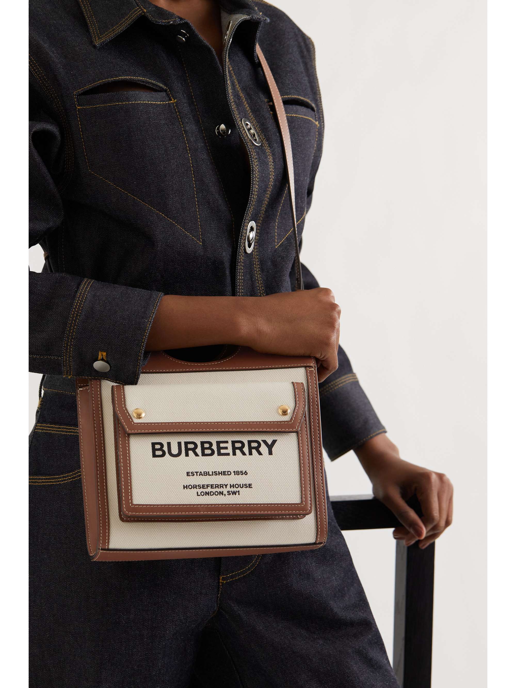 burberry canvas bag
