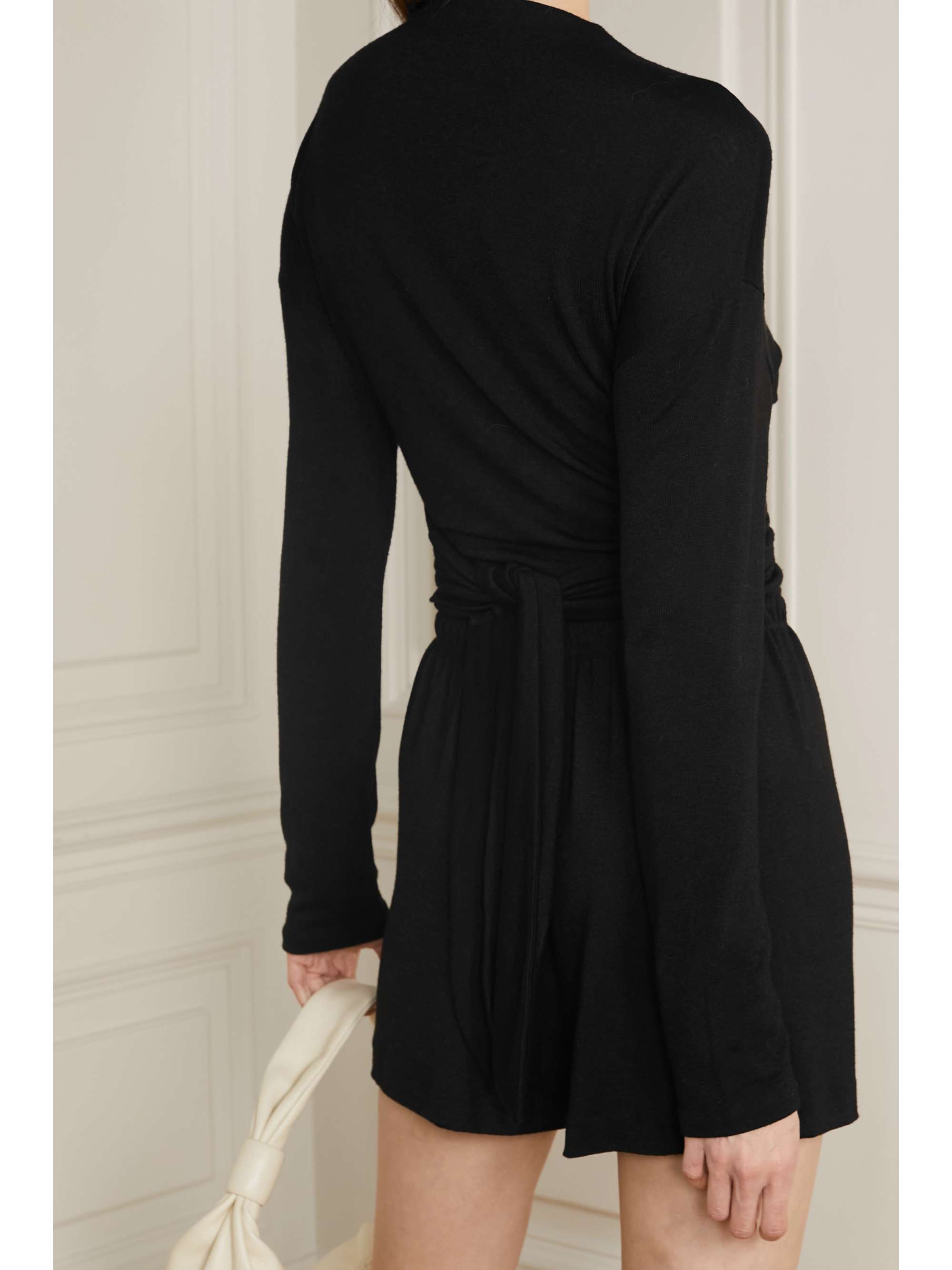 VINCE Stretch-jersey wrap cardigan