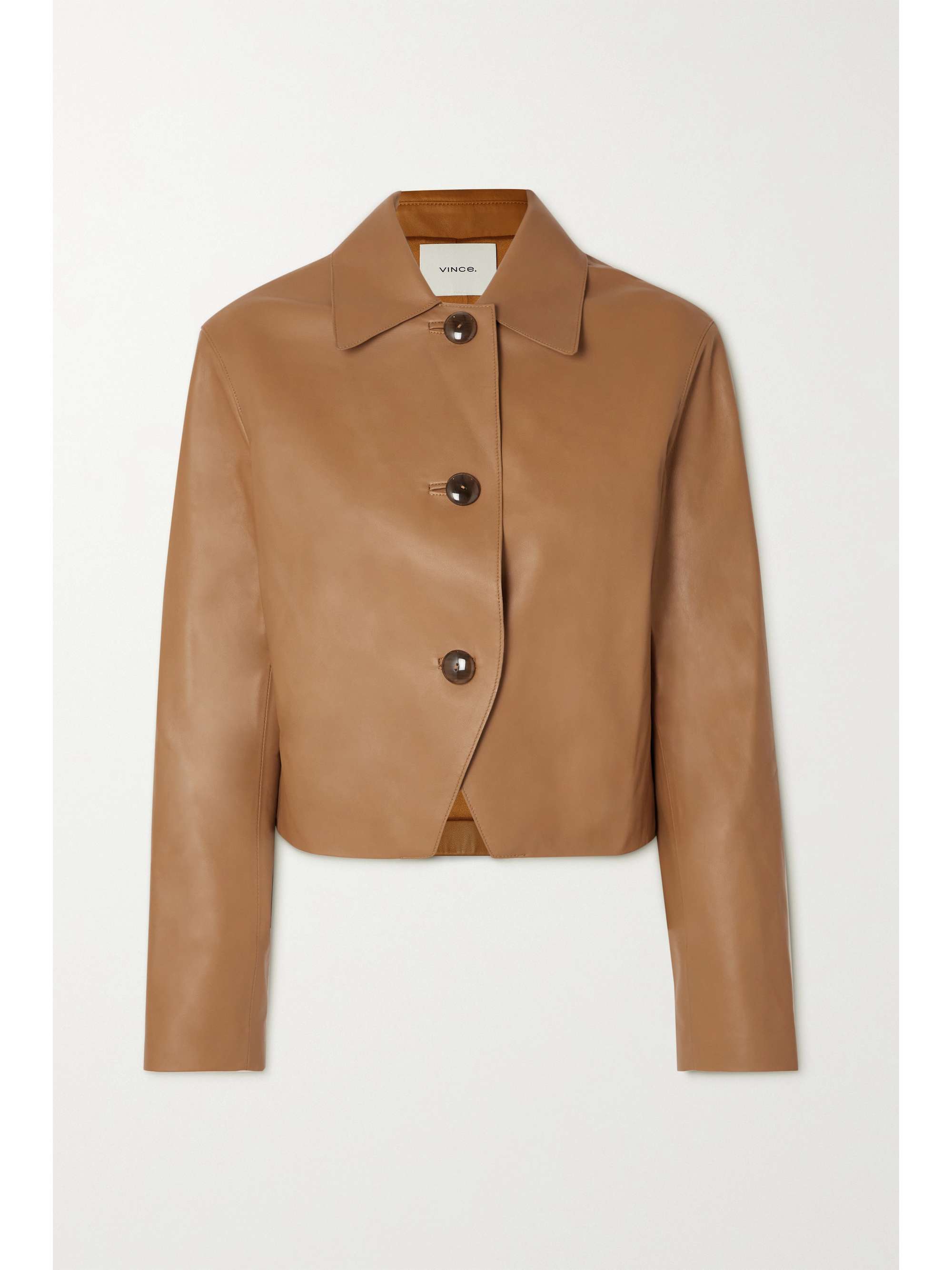 vince camel button coat