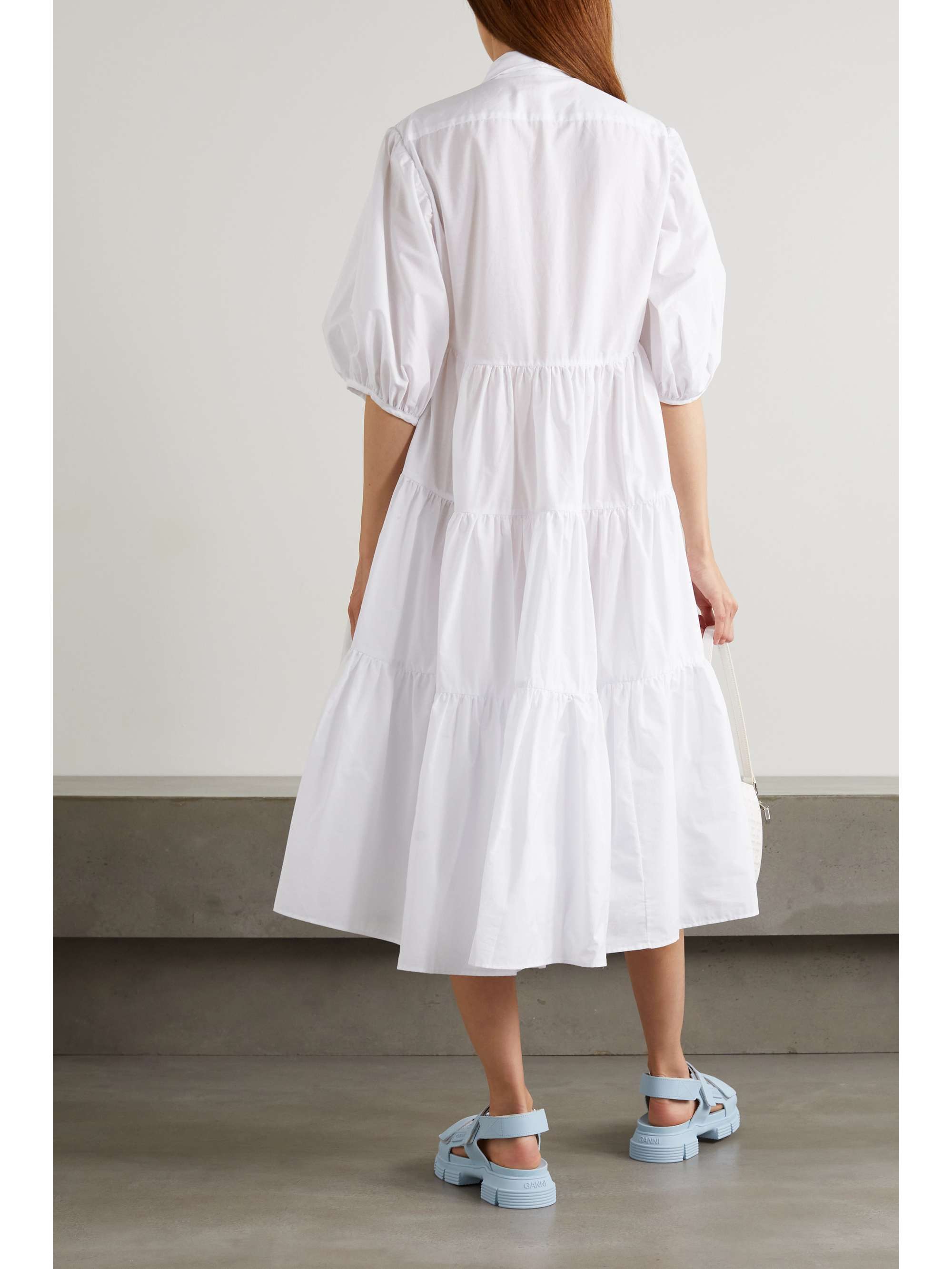 tiered cotton dress