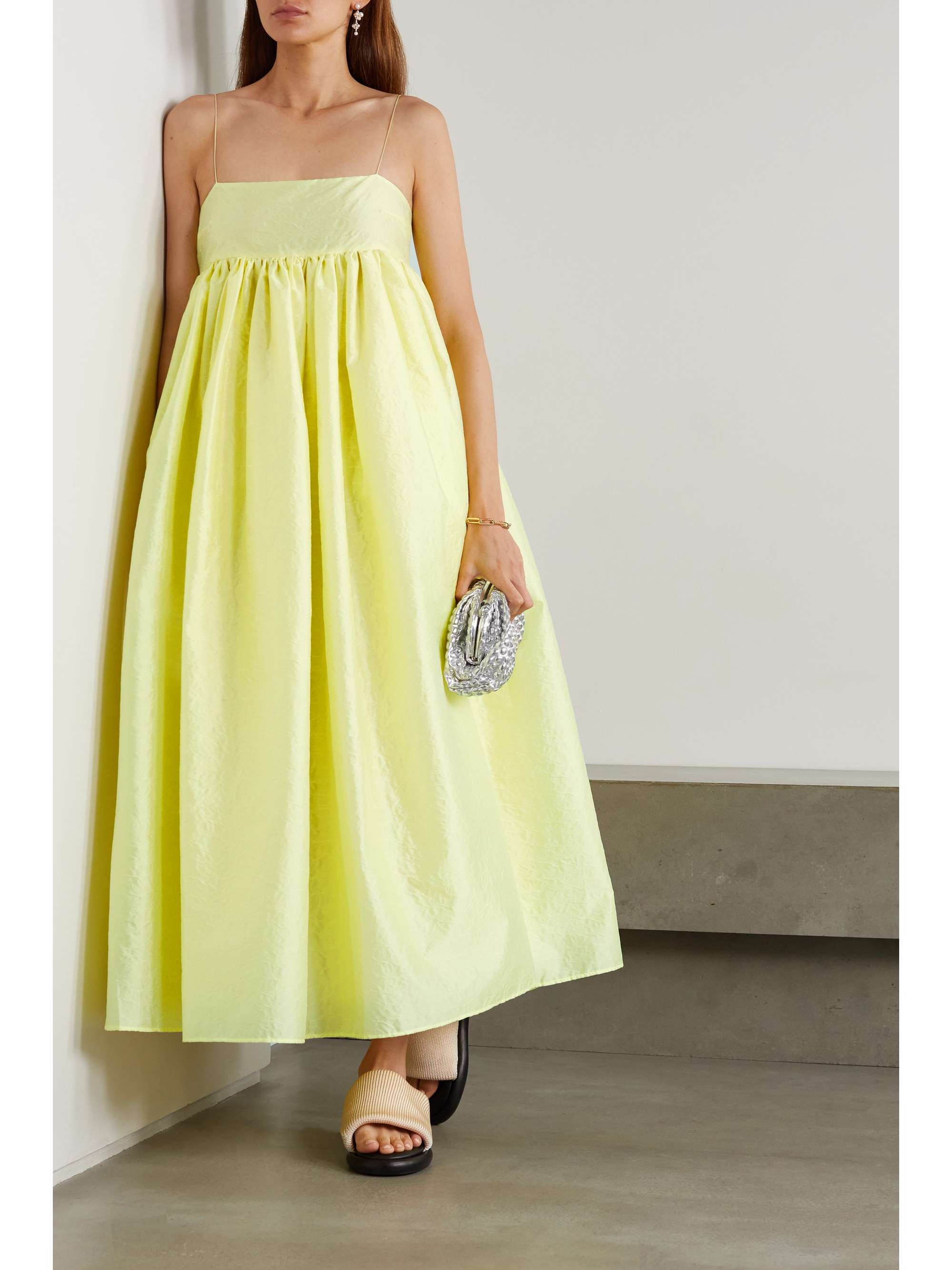 satin maxi dress | CECILIE BAHNSEN 