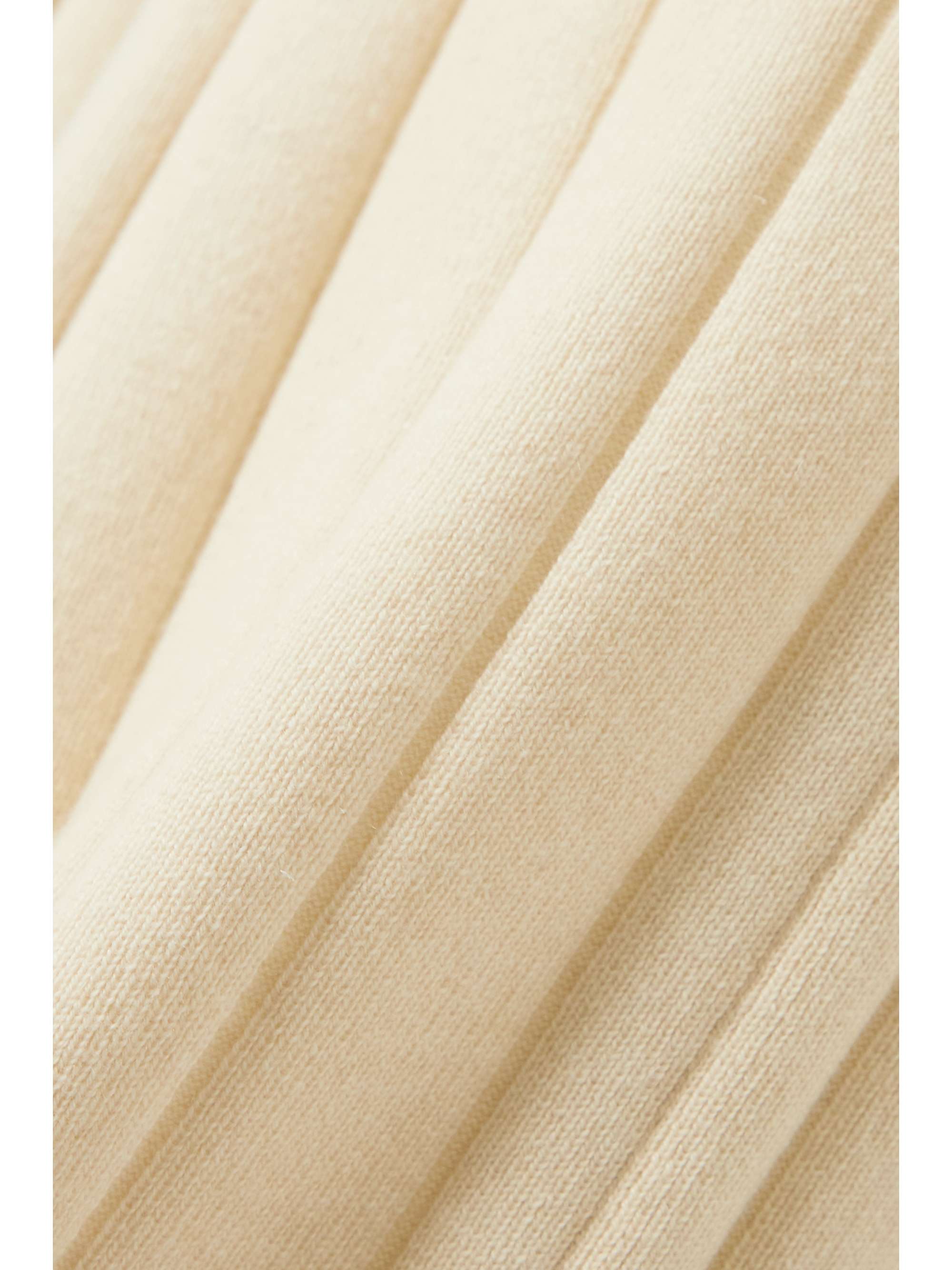 LORO PIANA Ribbed cashmere wide-leg pants
