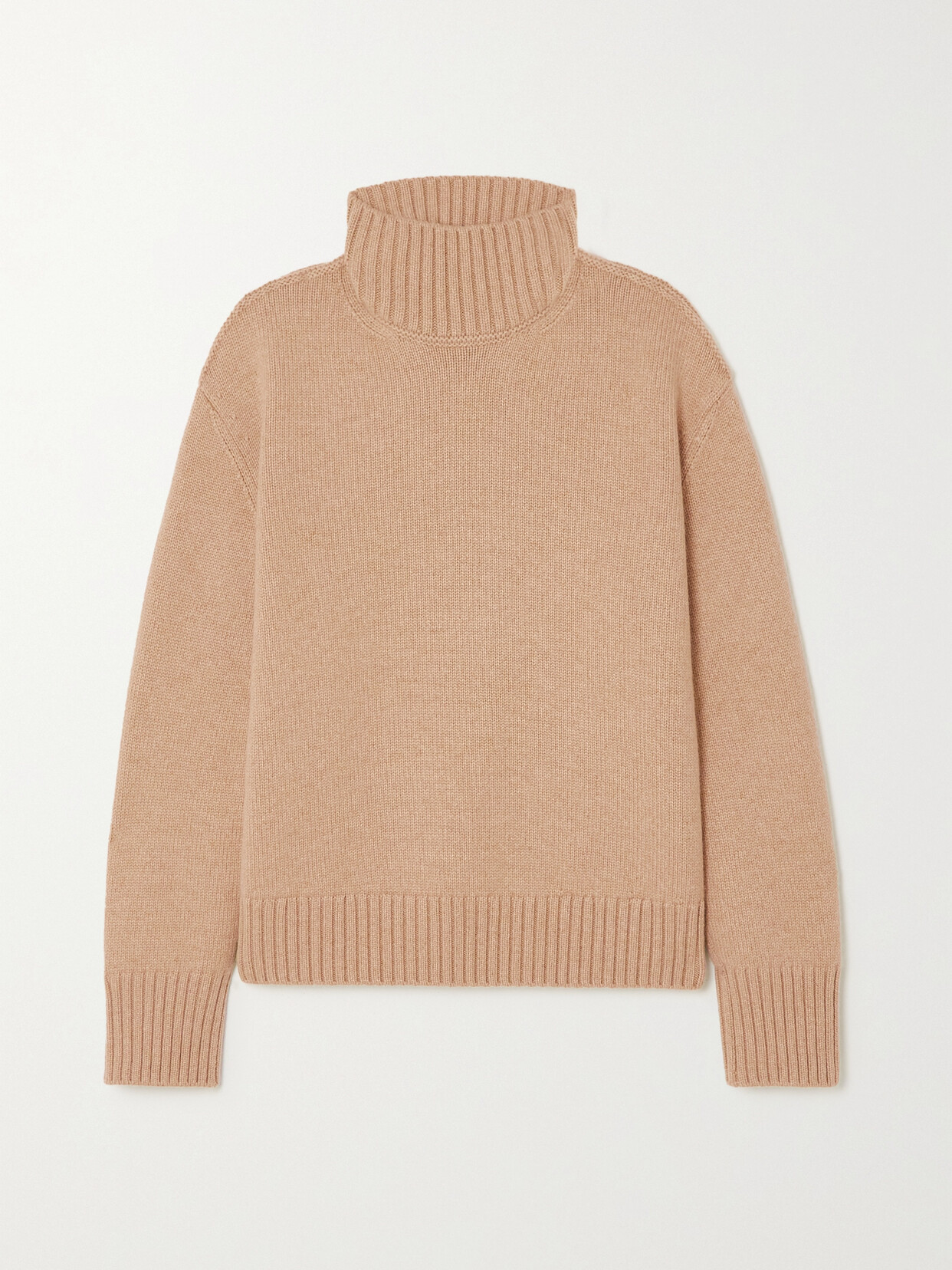 Loro Piana Parksville Cashmere Turtleneck Sweater In Beige