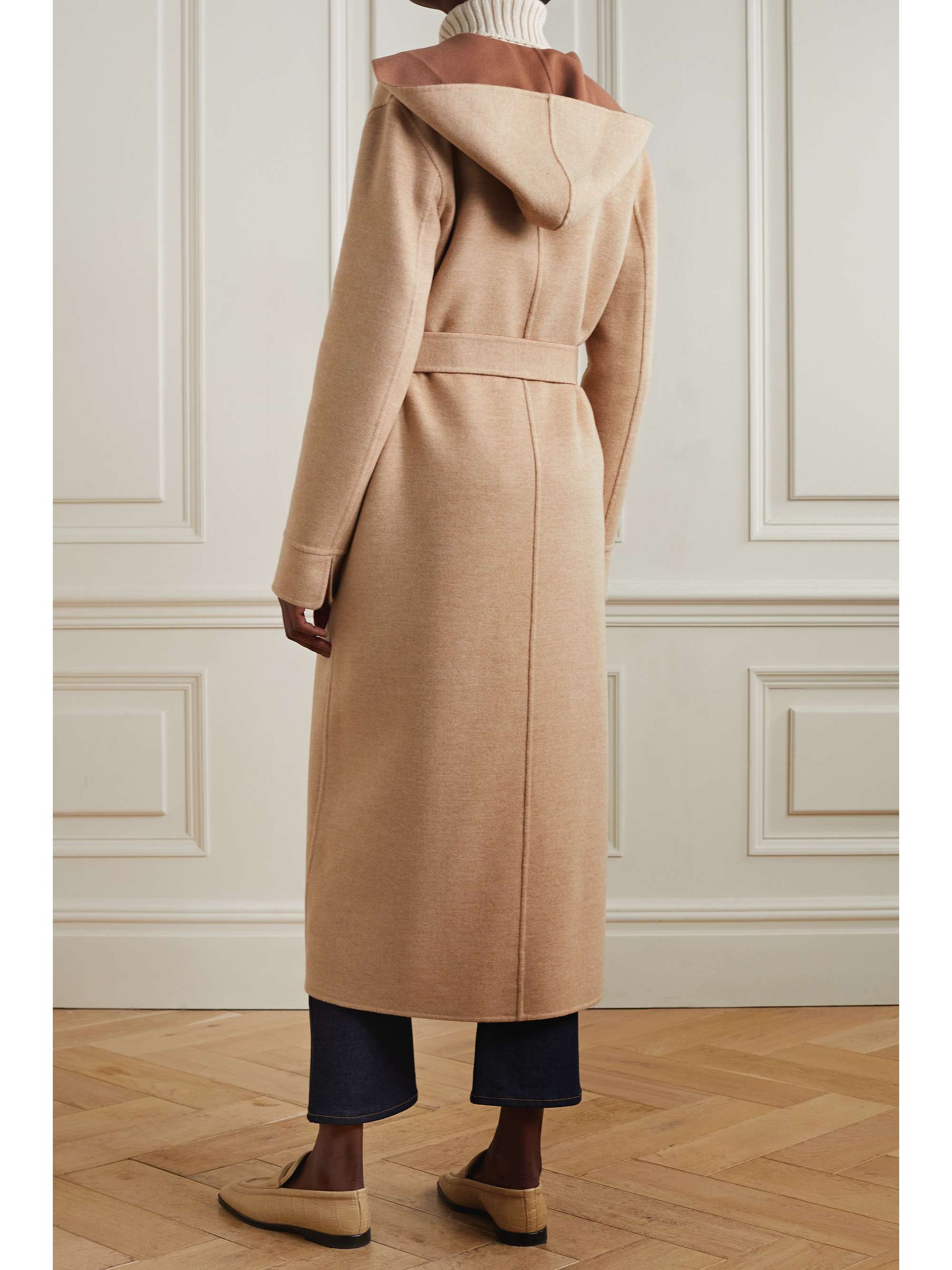 LORO PIANA Stefan reversible belted cashmere coat