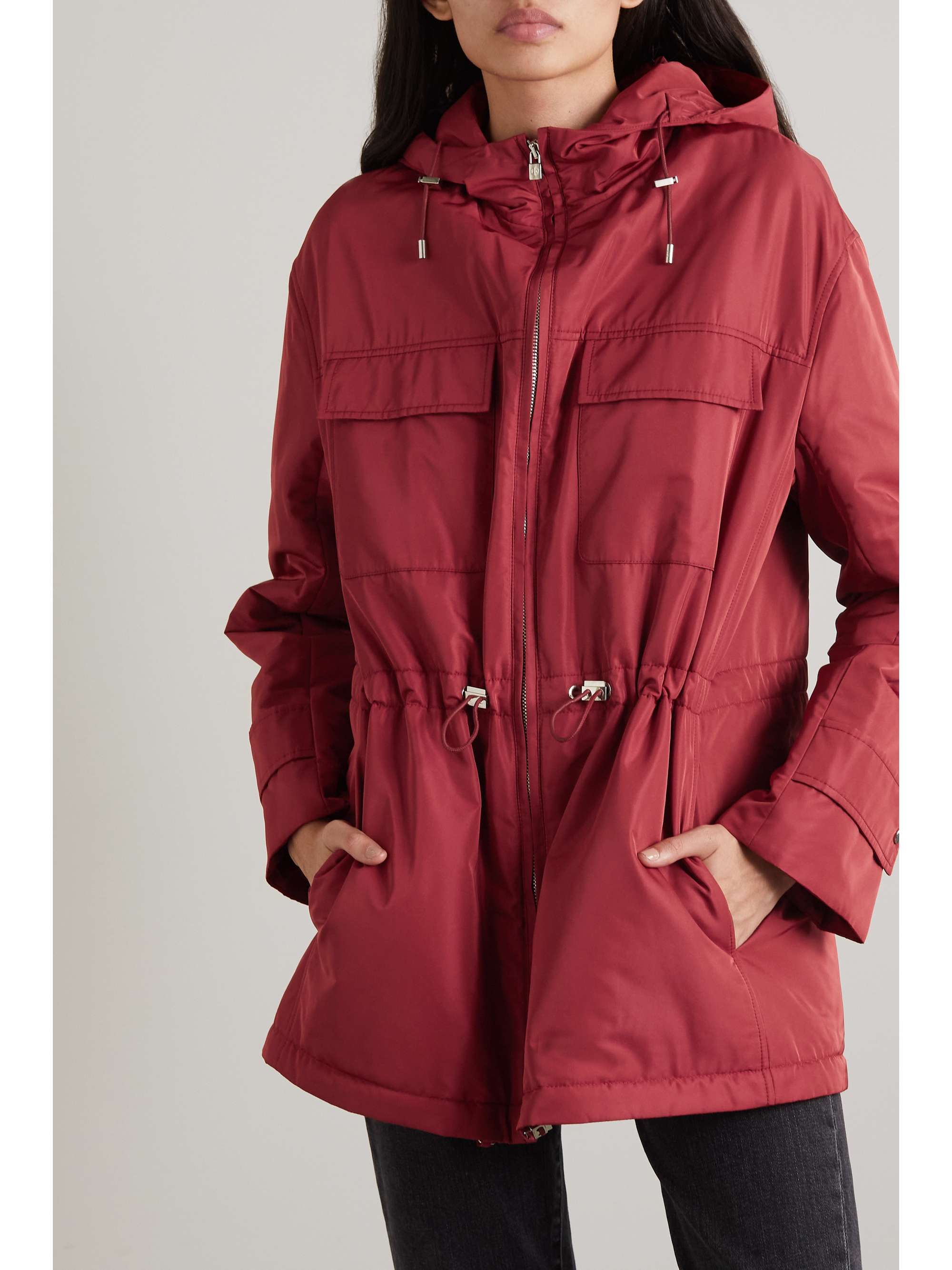 LORO PIANA Hooded padded shell jacket