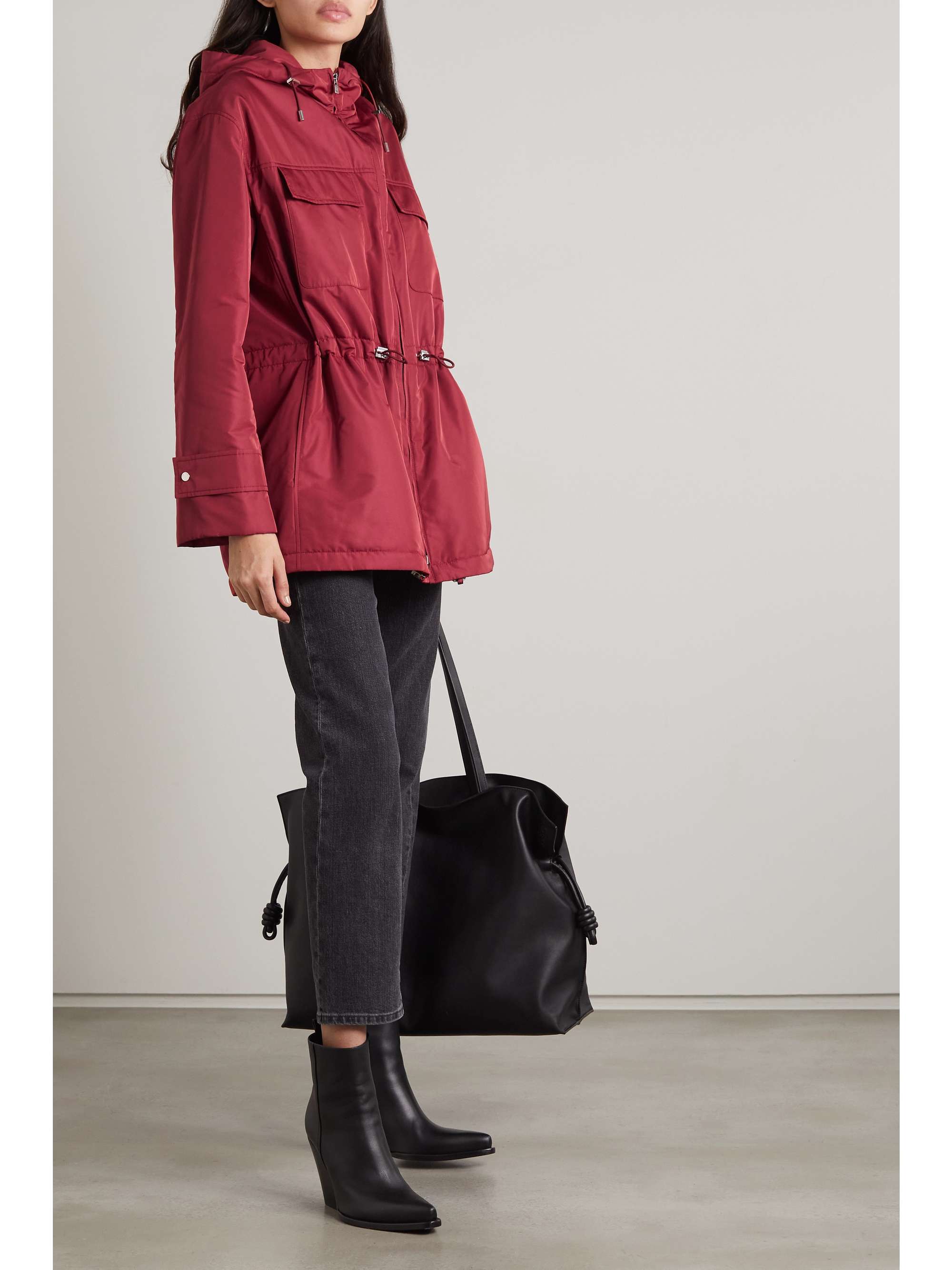 LORO PIANA Hooded padded shell jacket