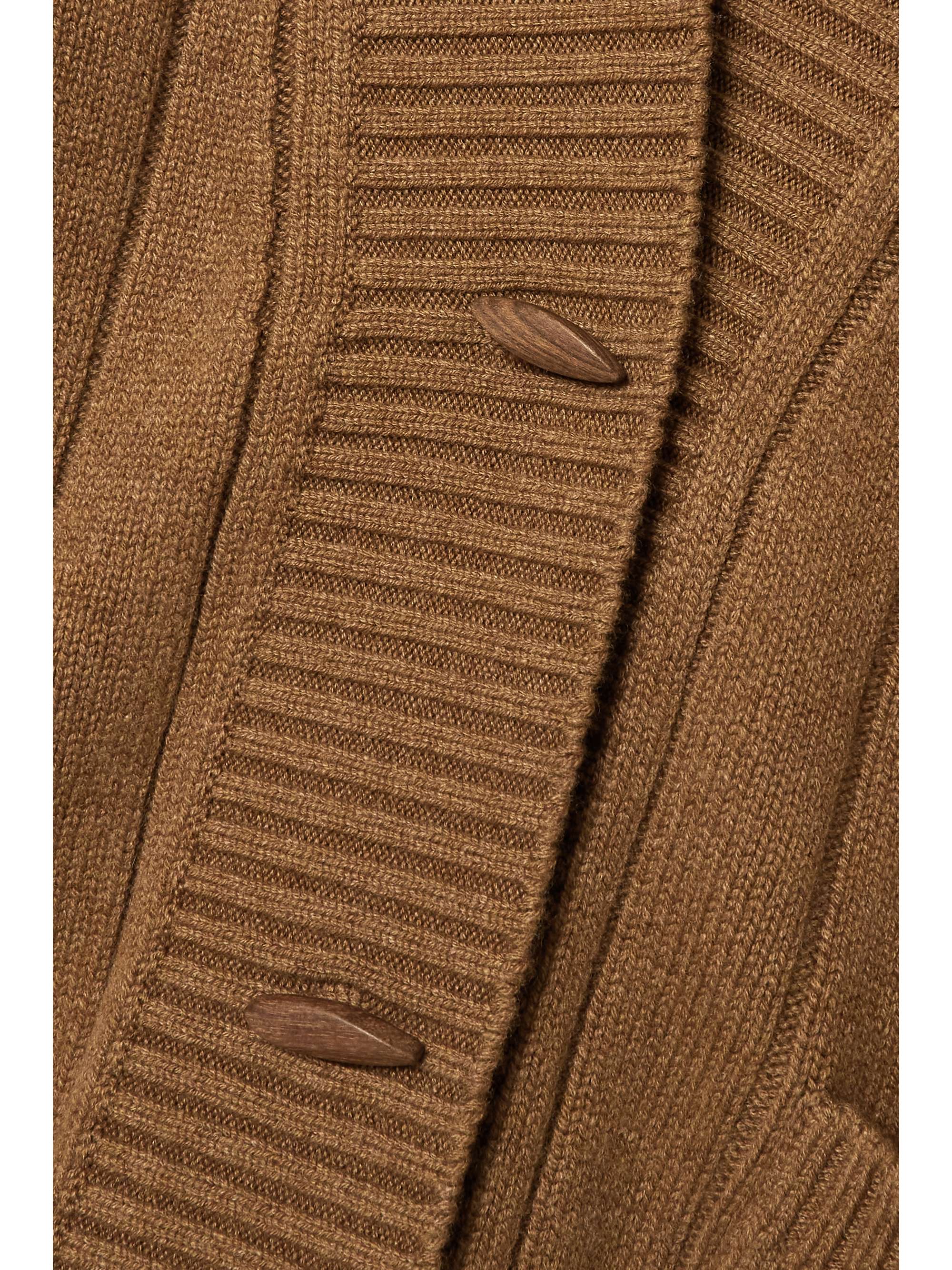 LORO PIANA Cardigan en cachemire côtelé