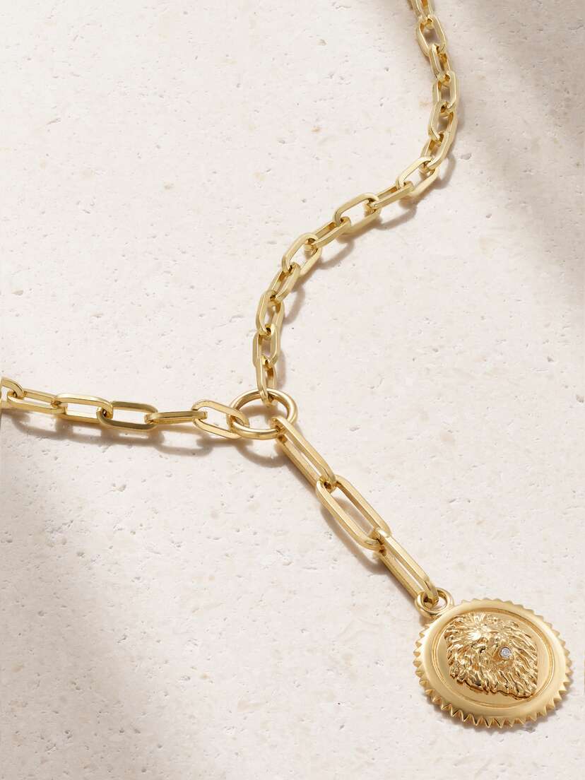 Foundrae + Net Sustain Strength 18-karat Recycled Gold Diamond Necklace