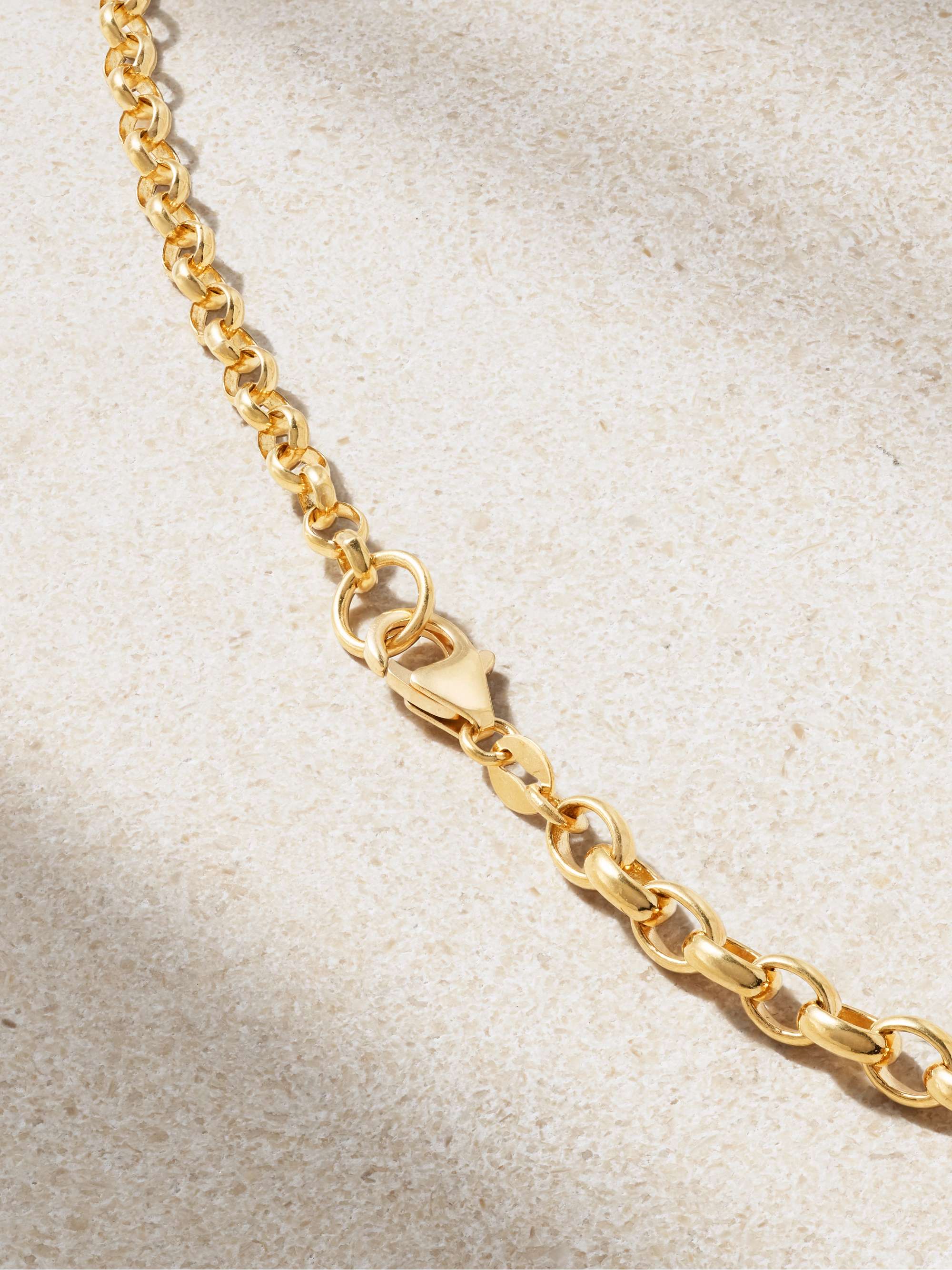 FOUNDRAE + NET SUSTAIN Dream 18-karat recycled gold diamond necklace