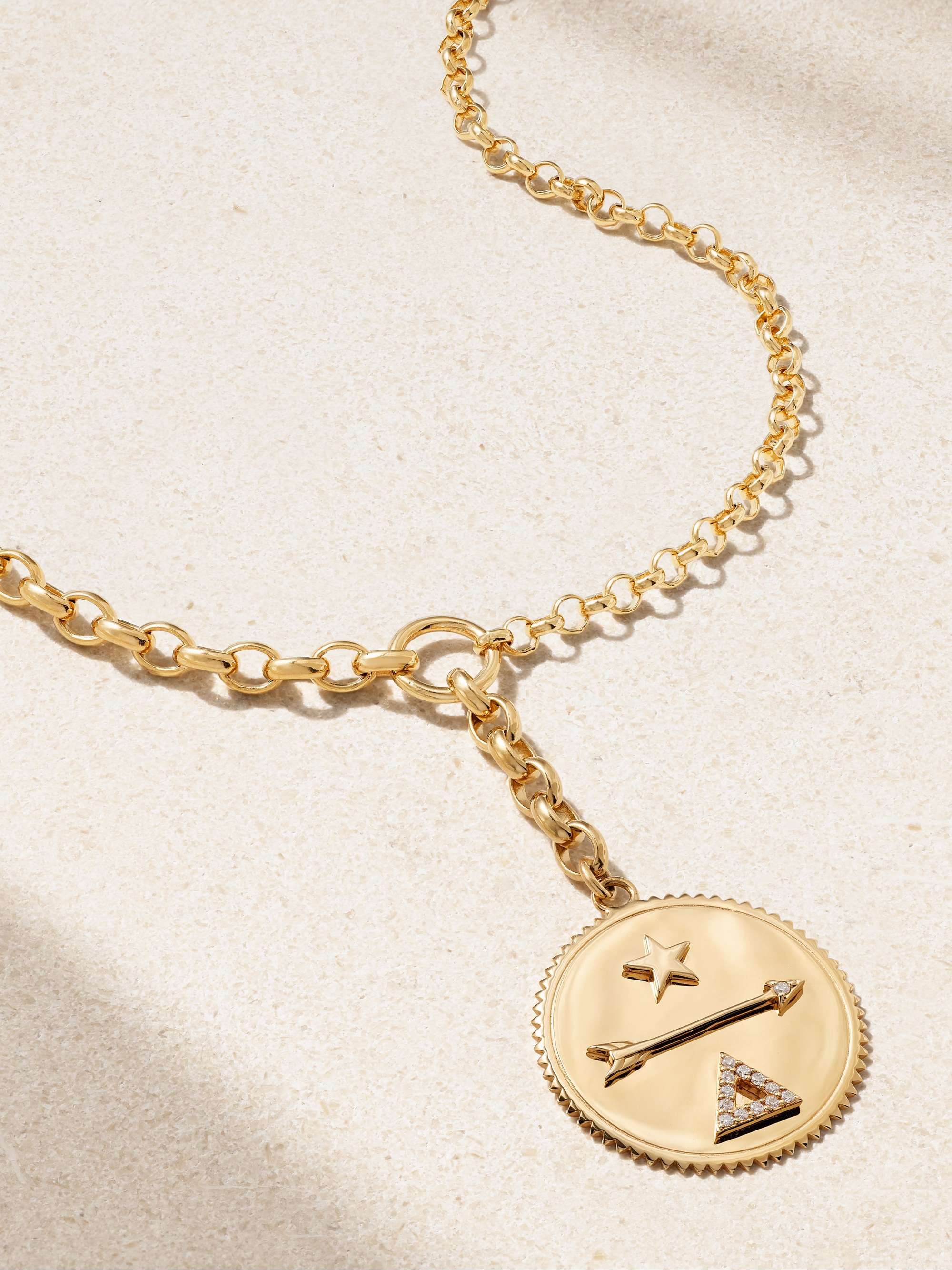 FOUNDRAE + NET SUSTAIN Dream 18-karat recycled gold diamond necklace